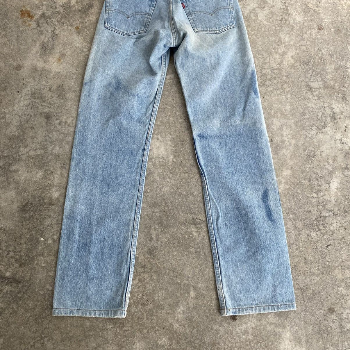 Levi's Size 28x31 Vintage 1993 Levis 501 Faded Blue Denim Jeans Size US 28 / EU 44 - 11 Thumbnail