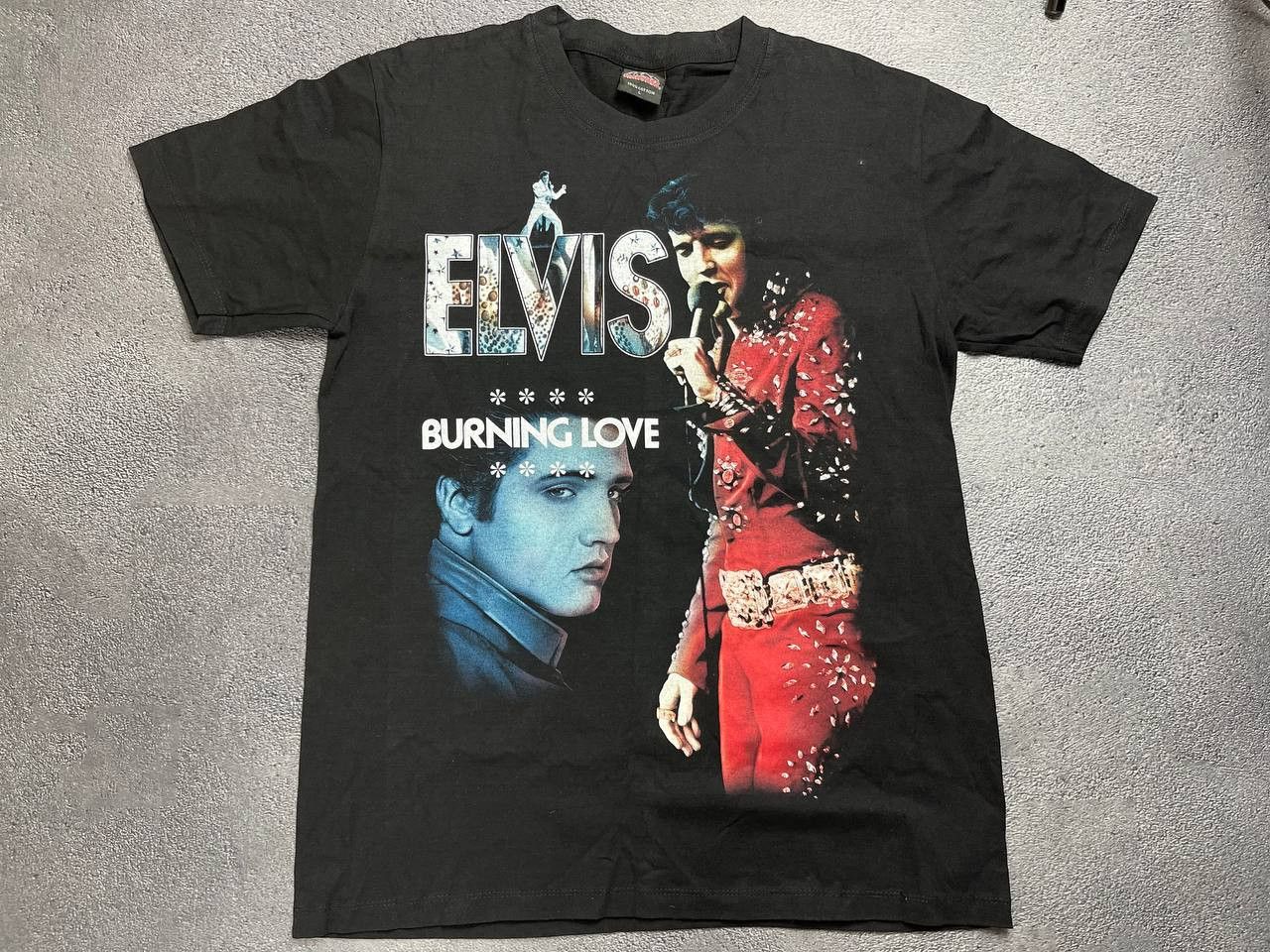 Band Tees Vintage Elvis Presley Burning Love t shirt Size US L / EU 52-54 / 3 - 1 Thumbnail
