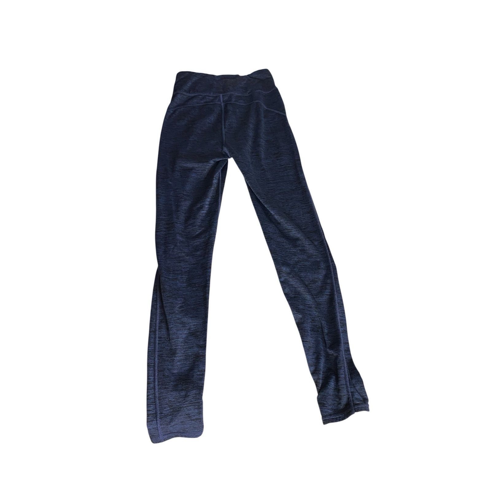 Other Athleisure High Rise Blue Denim Print Leggings XS Yoga Pants Size 22" - 4 Thumbnail