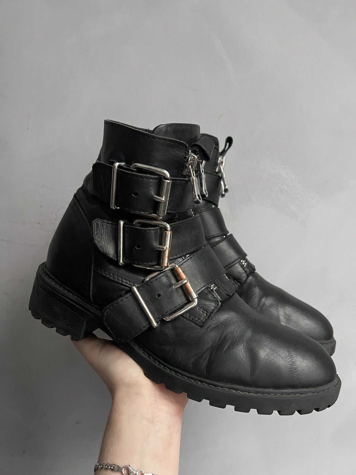 Hedi Slimane × Saint Laurent Paris RARE SS15 LIZARD SKIN WYATT