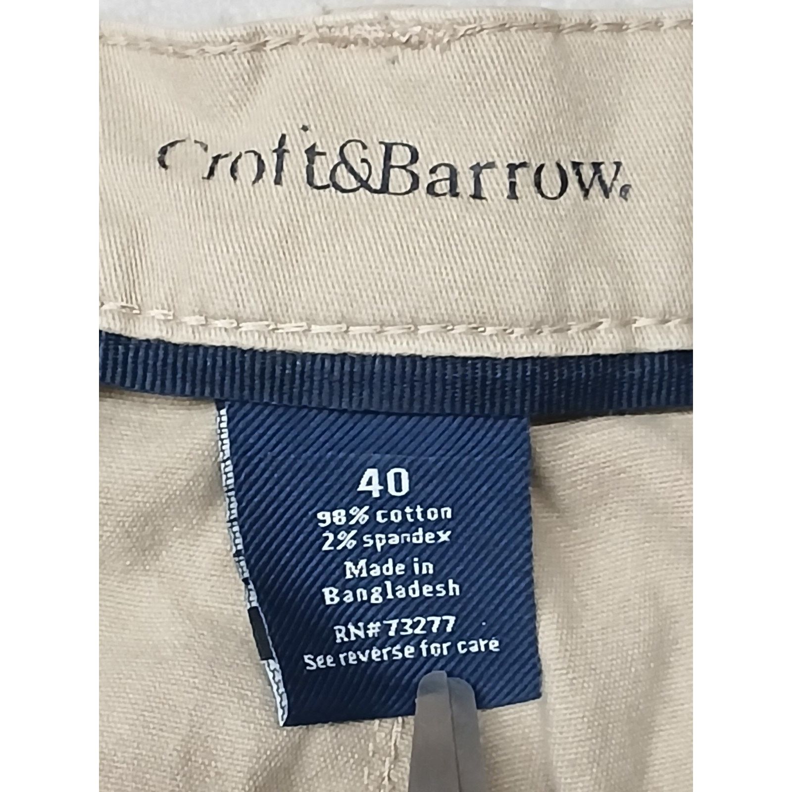 Other Croft & Barrow (40) Men's Beige Khaki Cargo Chino Shorts Size US 40 / EU 56 - 4 Thumbnail