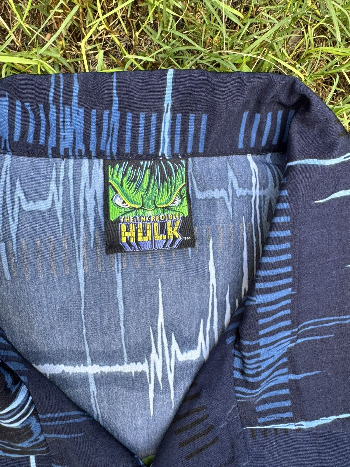 Vintage Y2K Hulk Marvel 2000s Blue Size US M / EU 48-50 / 2 - 5 Thumbnail