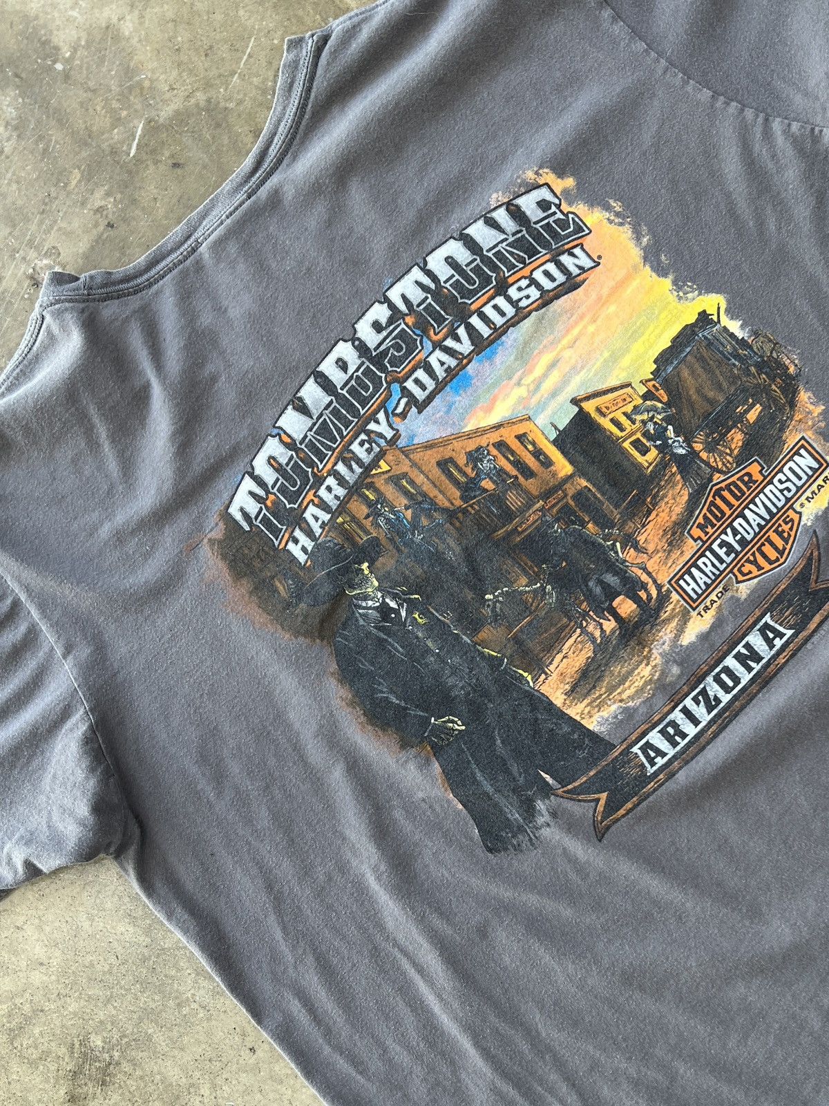 Harley Davidson × Vintage Harley Davidson Milwaukee Western Motorcycle Tee 2XL Size US XXL / EU 58 / 5 - 1 Thumbnail