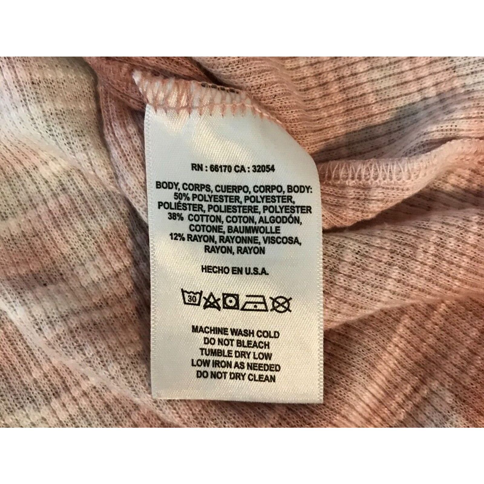 Anthropologie Anthropologie t.la Jill Babydoll Tie-Dye Pink/White Top Size XS / US 0-2 / IT 36-38 - 8 Thumbnail