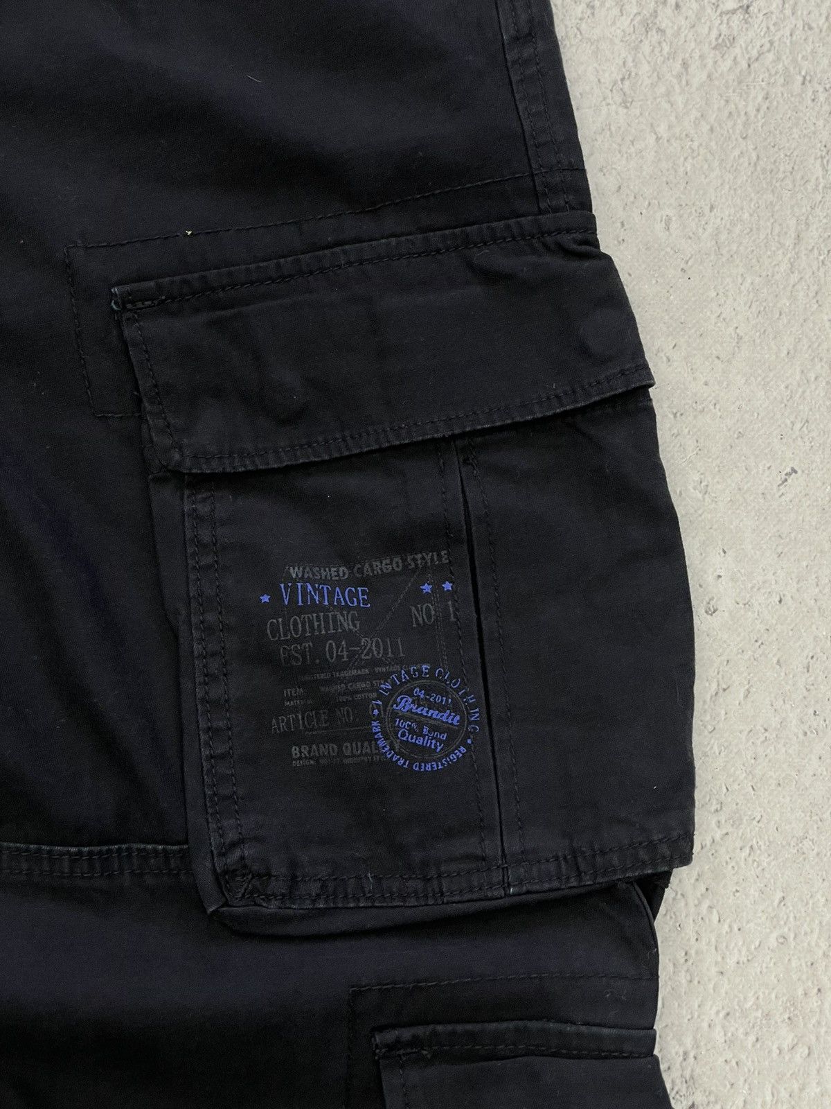 Brandit Baggy military Junya Watanabe style cargo pants y2k Size US 34 / EU 50 - 4 Thumbnail