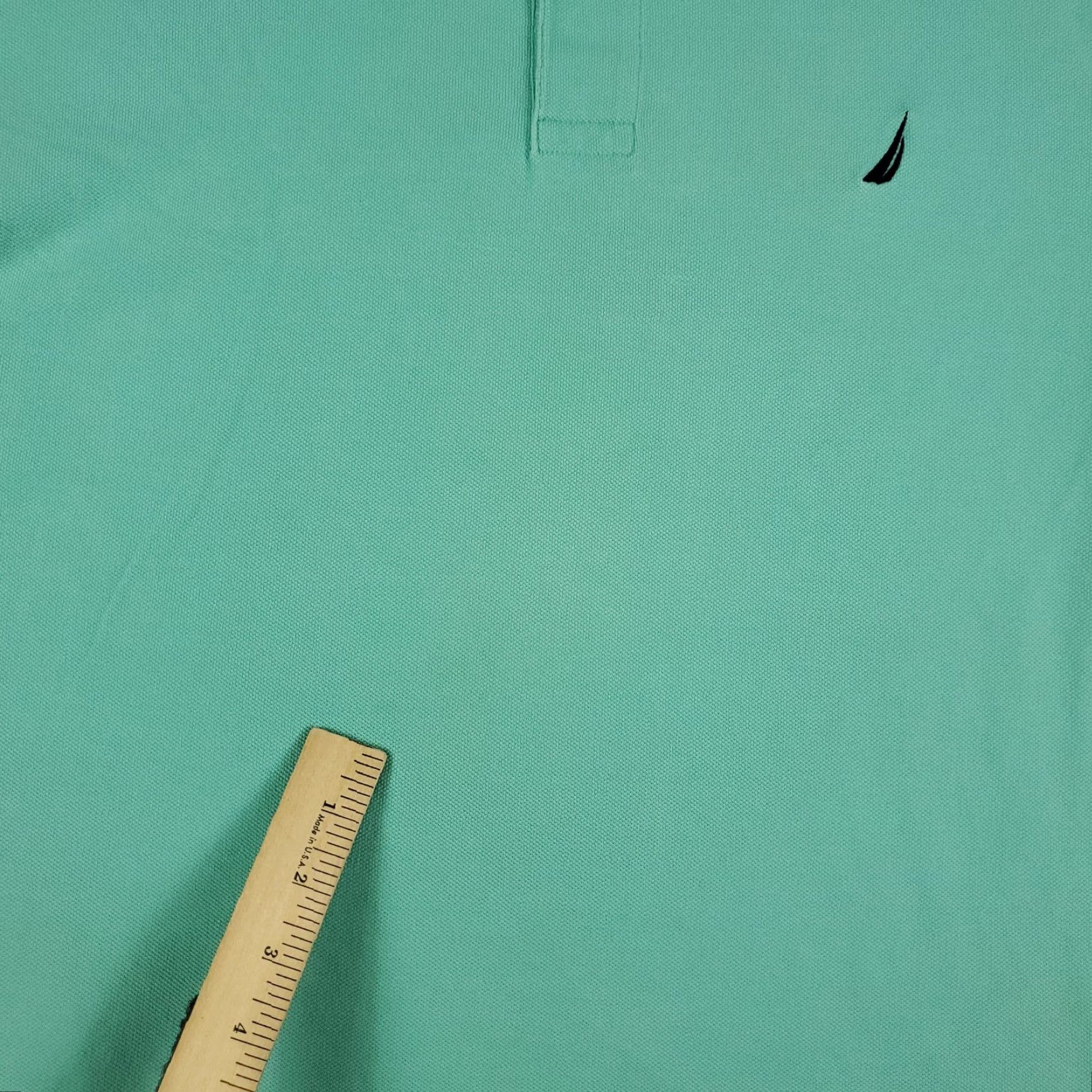 Nautica Nautica Polo Shirt Mens XL Blue Solid Short Sleeve Casual Button Collar Sportswear - Mens XL Blue Polo Shirt Size US XL / EU 56 / 4 - 3 Thumbnail