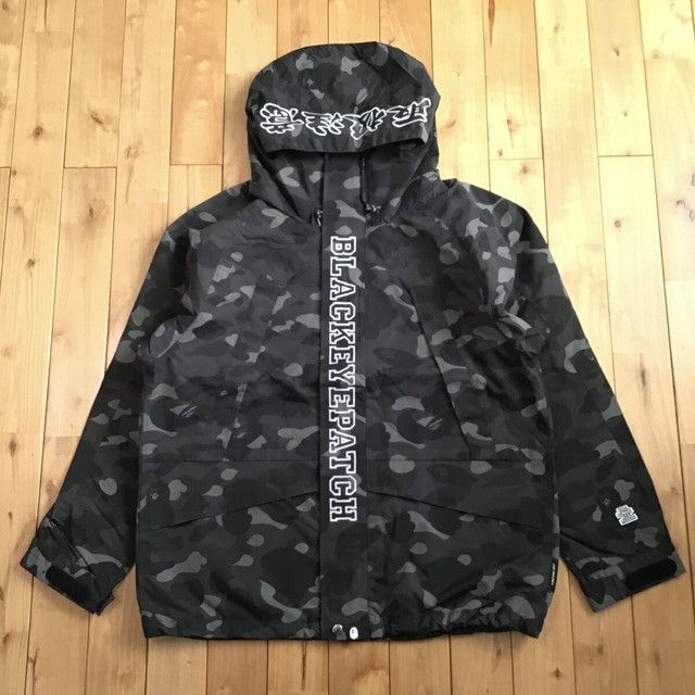 Bape Black Eye Patch × BAPE camo hoodie snowboard jacket APE 2XL Size US XXL / EU 58 / 5 - 1 Thumbnail