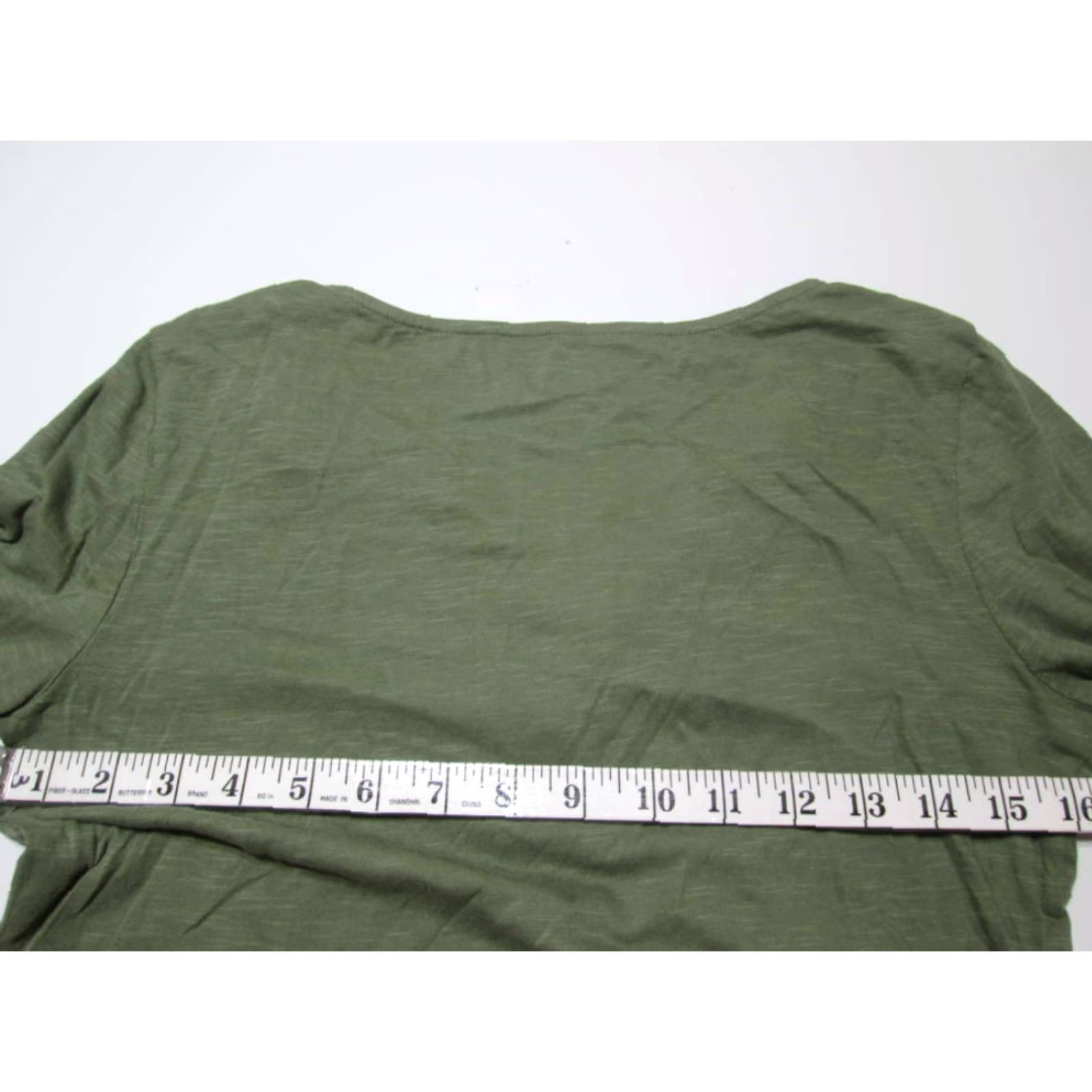 Loft Loft Outlet NWT Womens Tunic XS Khaki V-Neck Long Sleeve Solid Pullover Shirt Size XS / US 0-2 / IT 36-38 - 6 Thumbnail