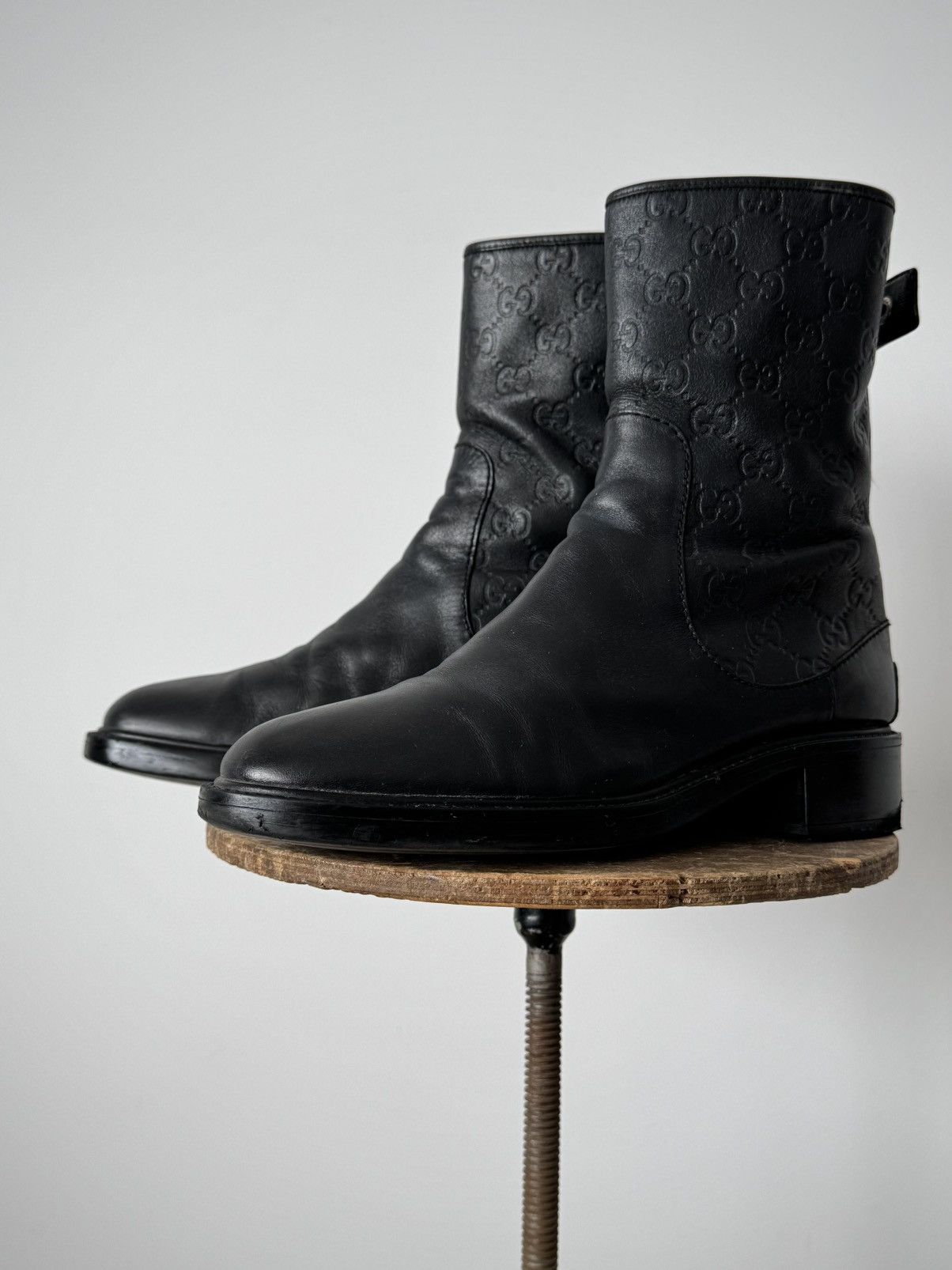 Gucci Gucci GG 'Guccissima' Biker Boots Size US 8 / IT 38 - 4 Thumbnail