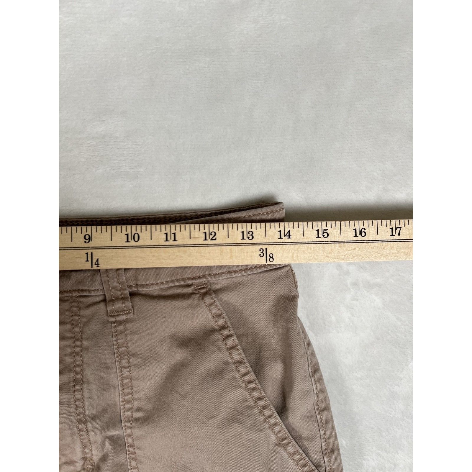 Hollister Hollister Ultra High Rise Baggy Cargo Pants Beige Tan Women' Size 28" / US 6 / IT 42 - 7 Thumbnail