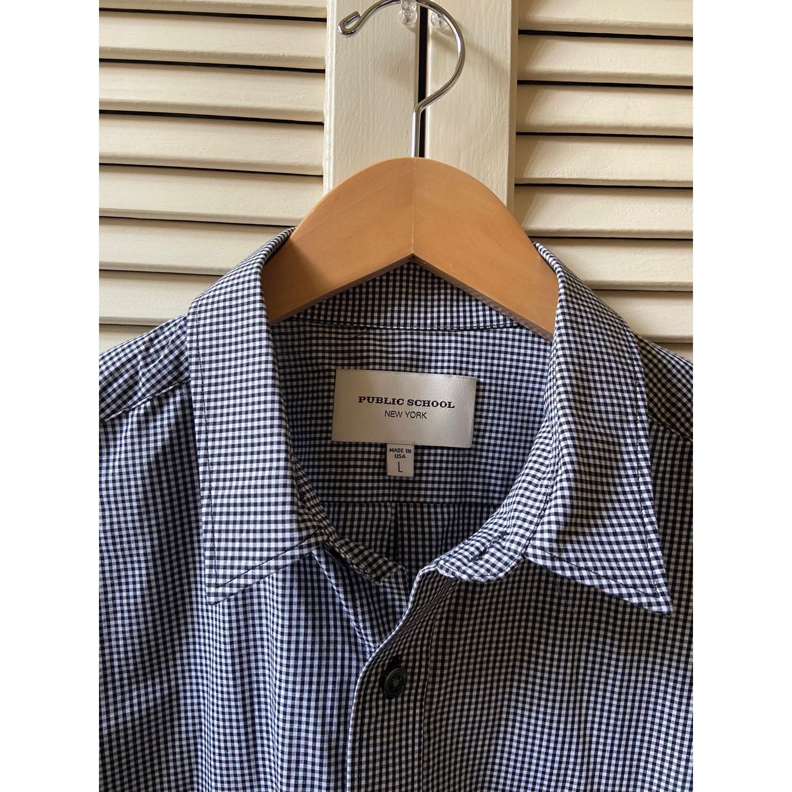 Public School Public School New York Double Sleeve SS Button Dress Shirt L Size US L / EU 52-54 / 3 - 2 Thumbnail