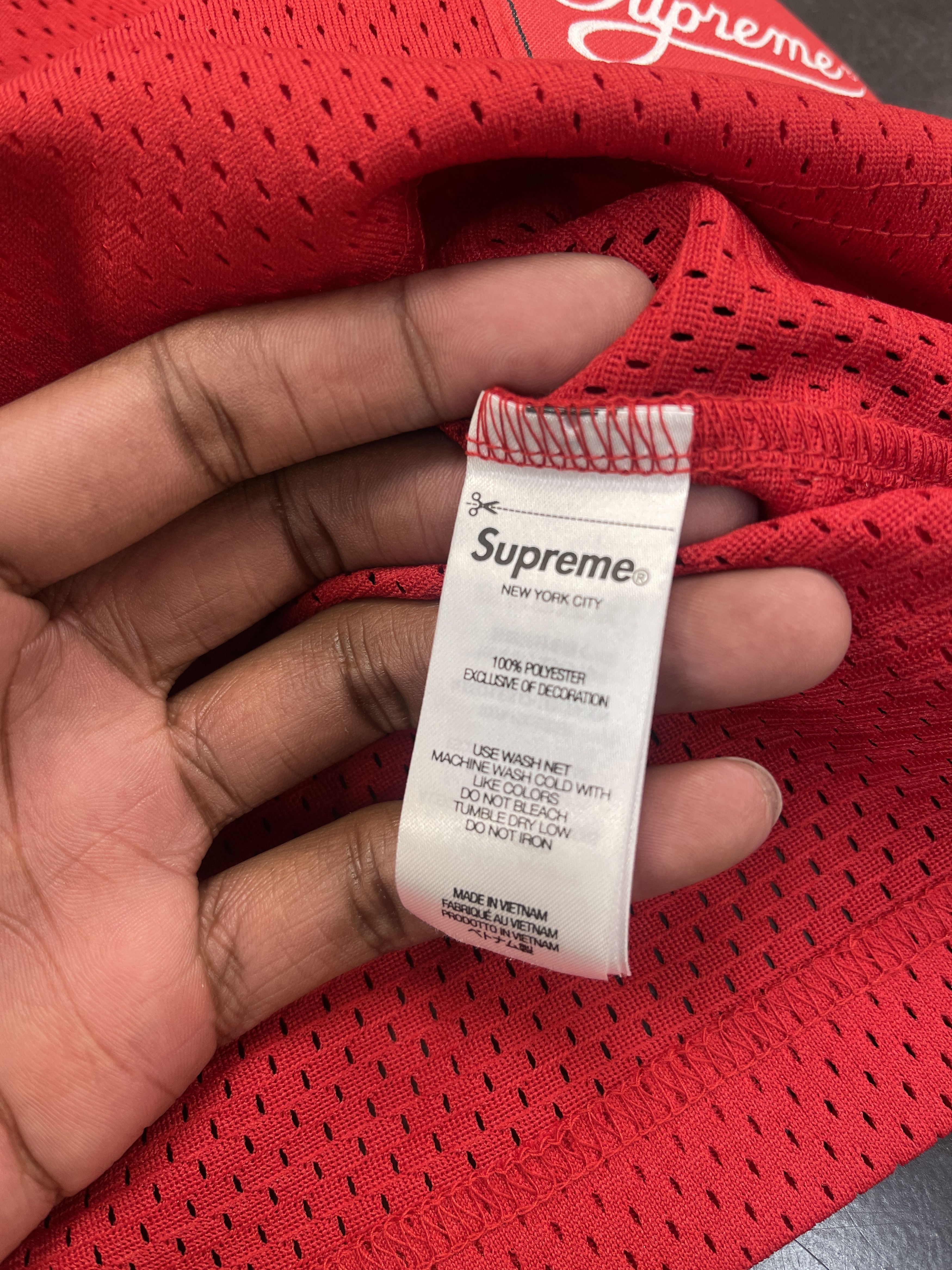 Supreme Supreme Bones Football Jersey FW25 Red Size US XL / EU 56 / 4 - 6 Thumbnail