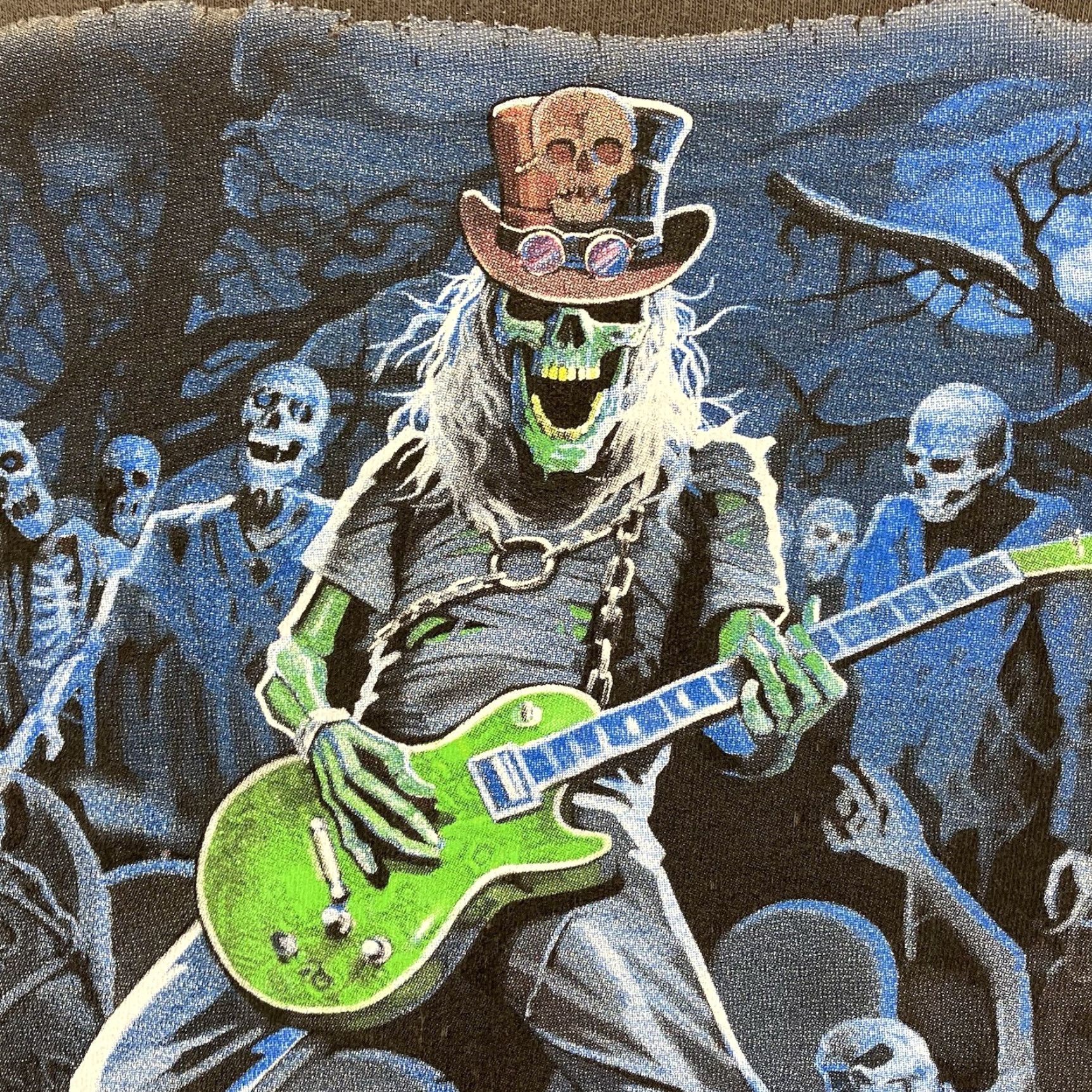 Vintage Guns N' Roses Ghost Graphic T-Shirt Adult Small Gray Rock Metal Gothic Music Unisex Size US S / EU 44-46 / 1 - 5 Thumbnail