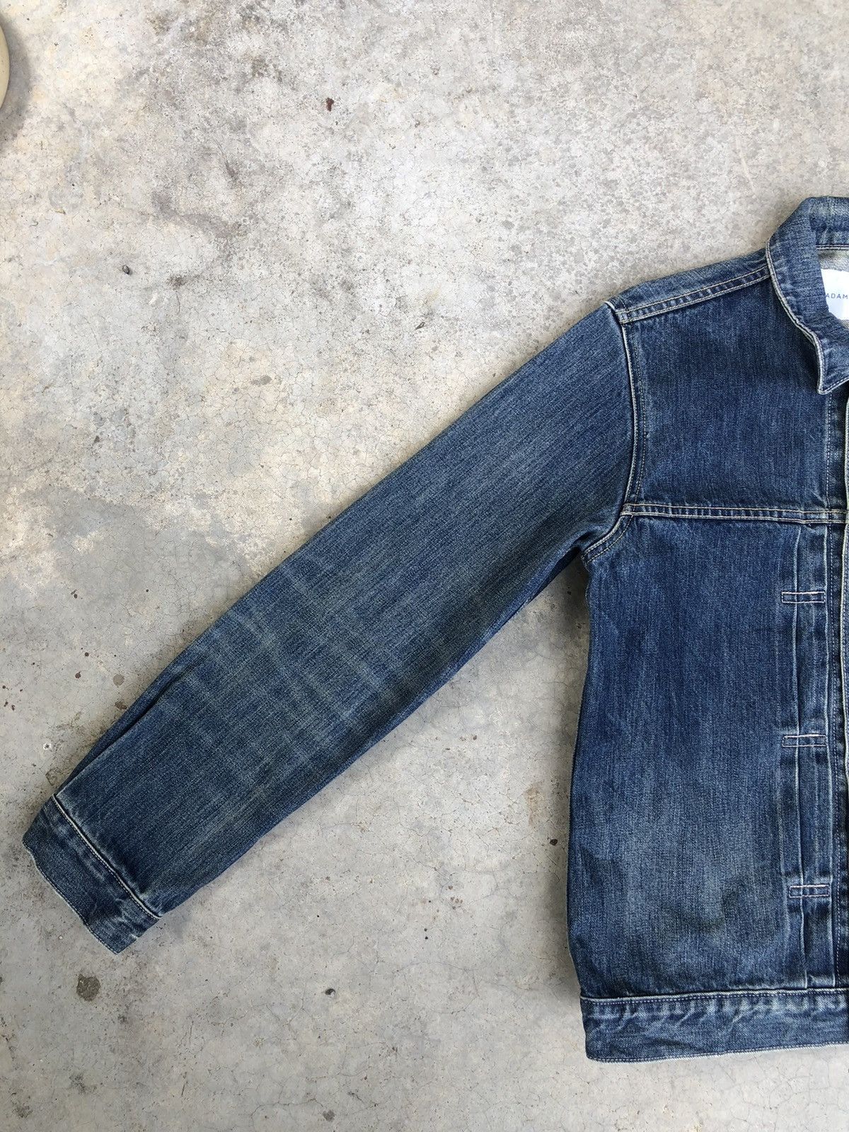ADAM ET ROPE Type 1 Denim Jacket Distressed Denim Size US M / EU 48-50 / 2 - 4 Thumbnail