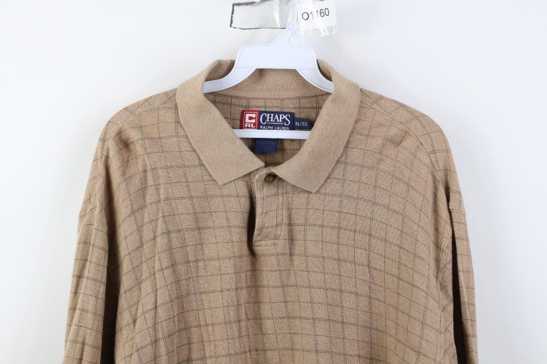 Polo Ralph Lauren Vintage 90s Chaps Ralph Lauren Long Sleeve Rugby Polo Size US XL / EU 56 / 4 - 2 Thumbnail