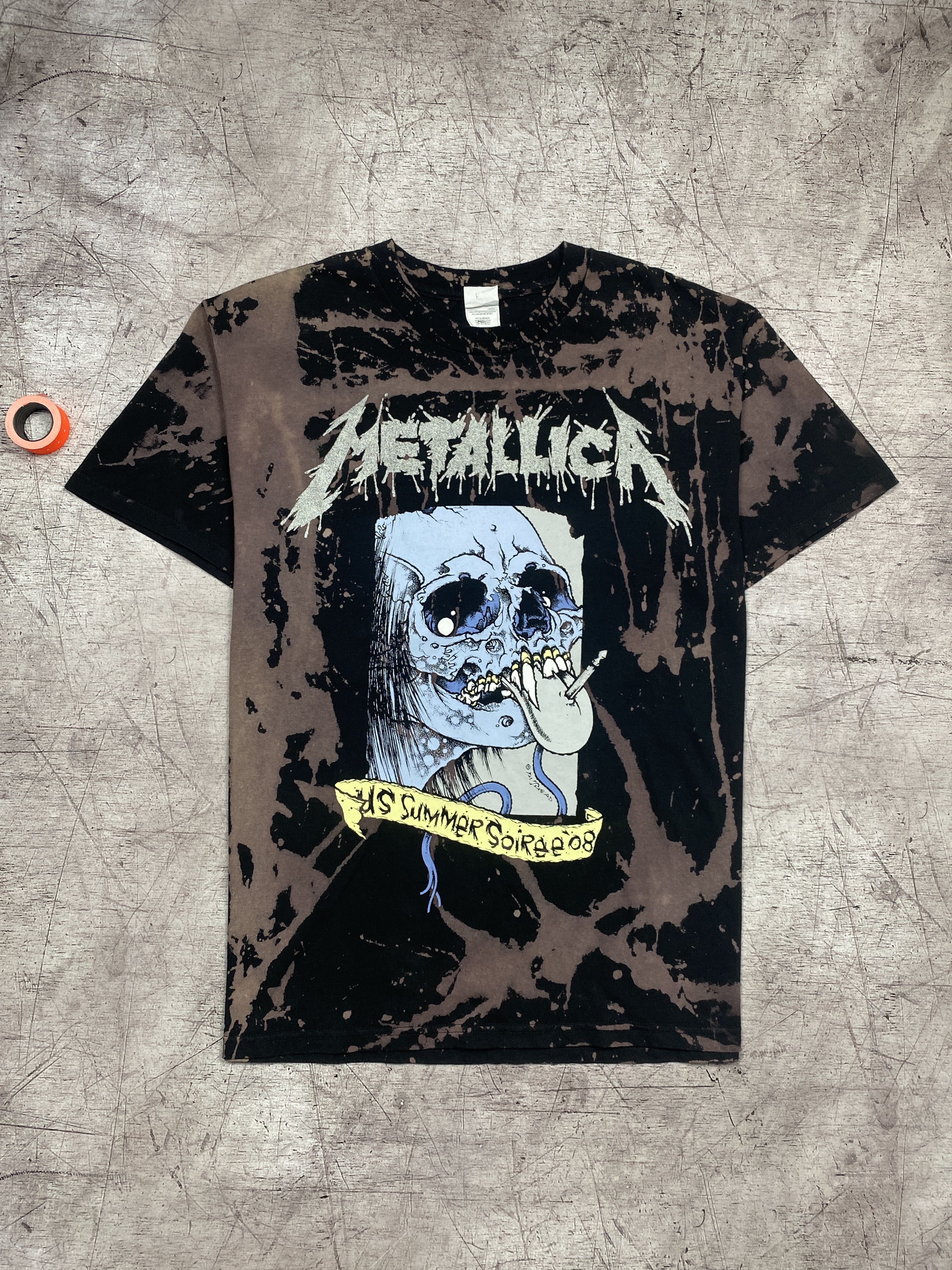 Band Tees × Metallica × Vintage Metallica 2008 Vintage Rock Band Mens T-Shirt Size US L / EU 52-54 / 3 - 1 Thumbnail