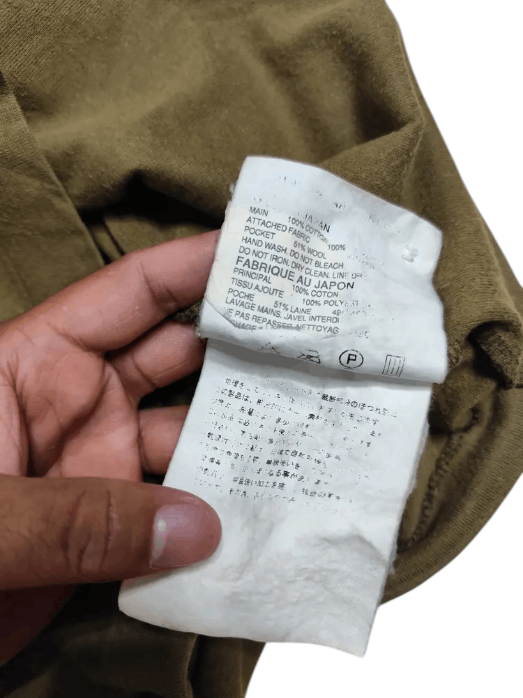 Comme des Garcons Homme Vintage comme des garcons homme plus woll pocket tee Size US M / EU 48-50 / 2 - 8 Thumbnail