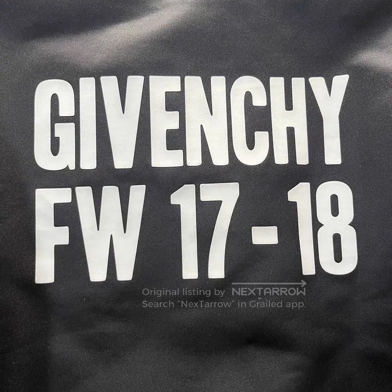 Givenchy Givenchy Back Lettering Baseball Leather Jacket (Size 36) Size US S / EU 44-46 / 1 - 3 Thumbnail