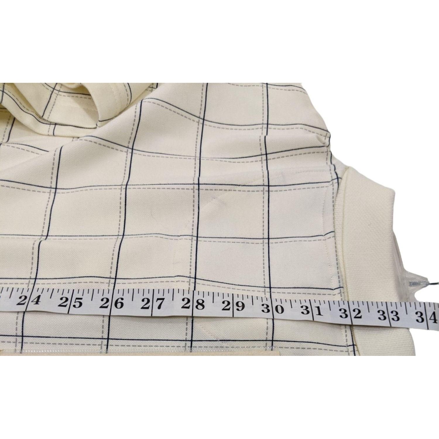 Other Arrow Mens White Checkered Polo Shirt XXL Cotton/Polyester B Size US XXL / EU 58 / 5 - 10 Thumbnail