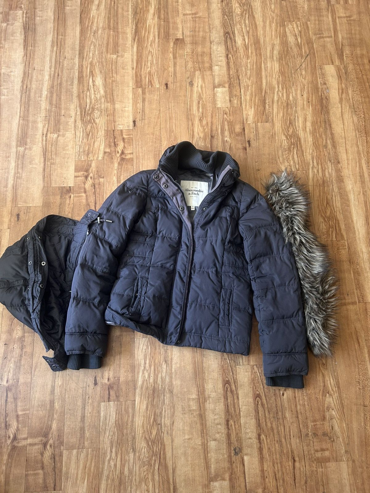Abercrombie & Fitch Abercrombie & Fitch Fur Puffer Size M / US 6-8 / IT 42-44 - 5 Thumbnail