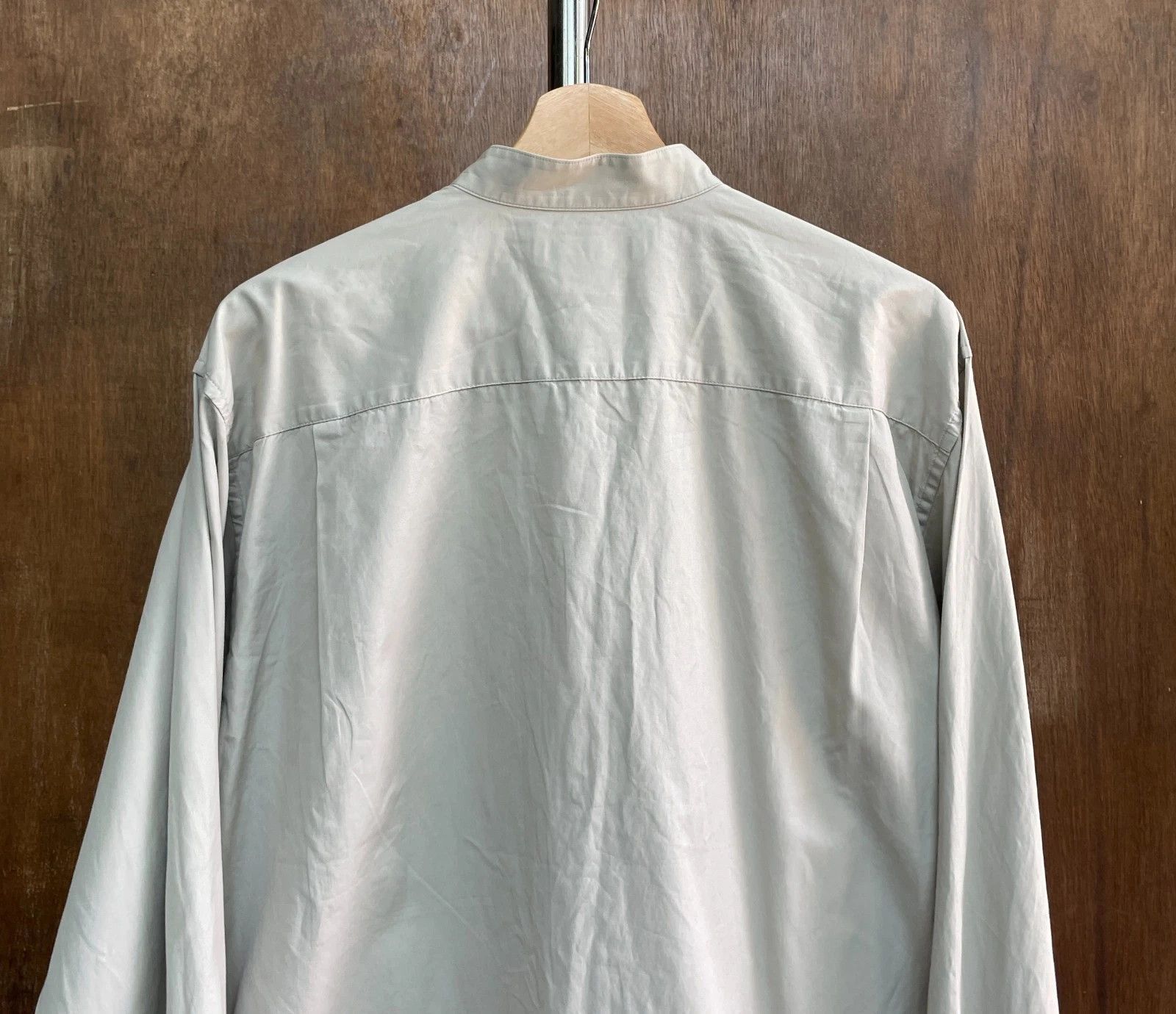 Issey Miyake ISSEY MIYAKE Classic Shanghai Collar Shirt Side Pocket Size US L / EU 52-54 / 3 - 4 Thumbnail