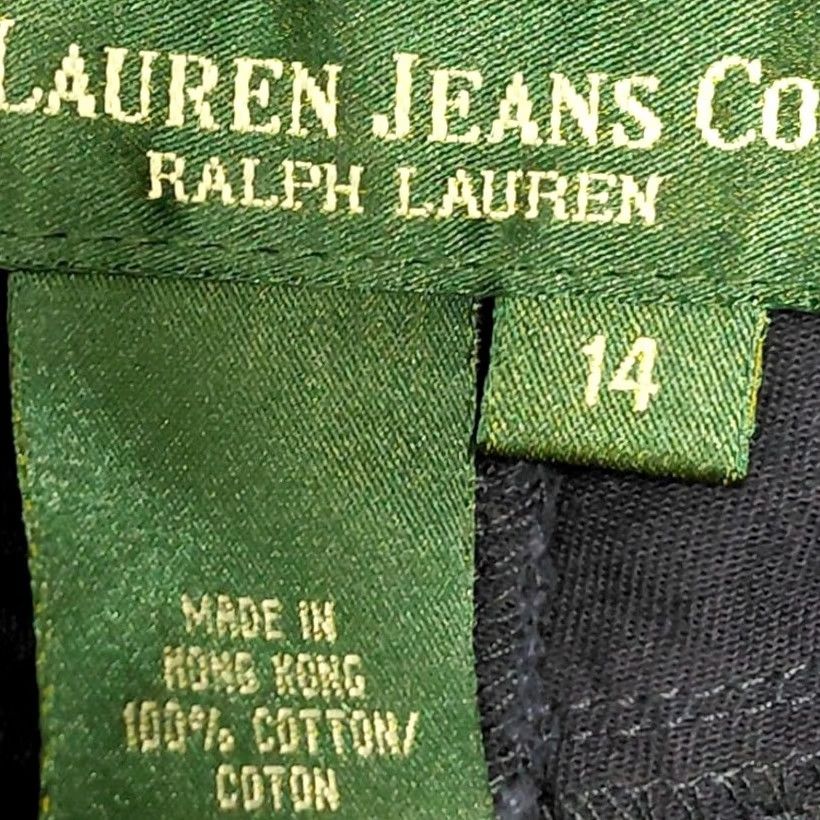 Ralph Lauren Ralph Lauren Jeans Co. Women Blue Denim Jeans Size 14 100% Cotton Pants Size 36" / US 14 / IT 50 - 6 Thumbnail