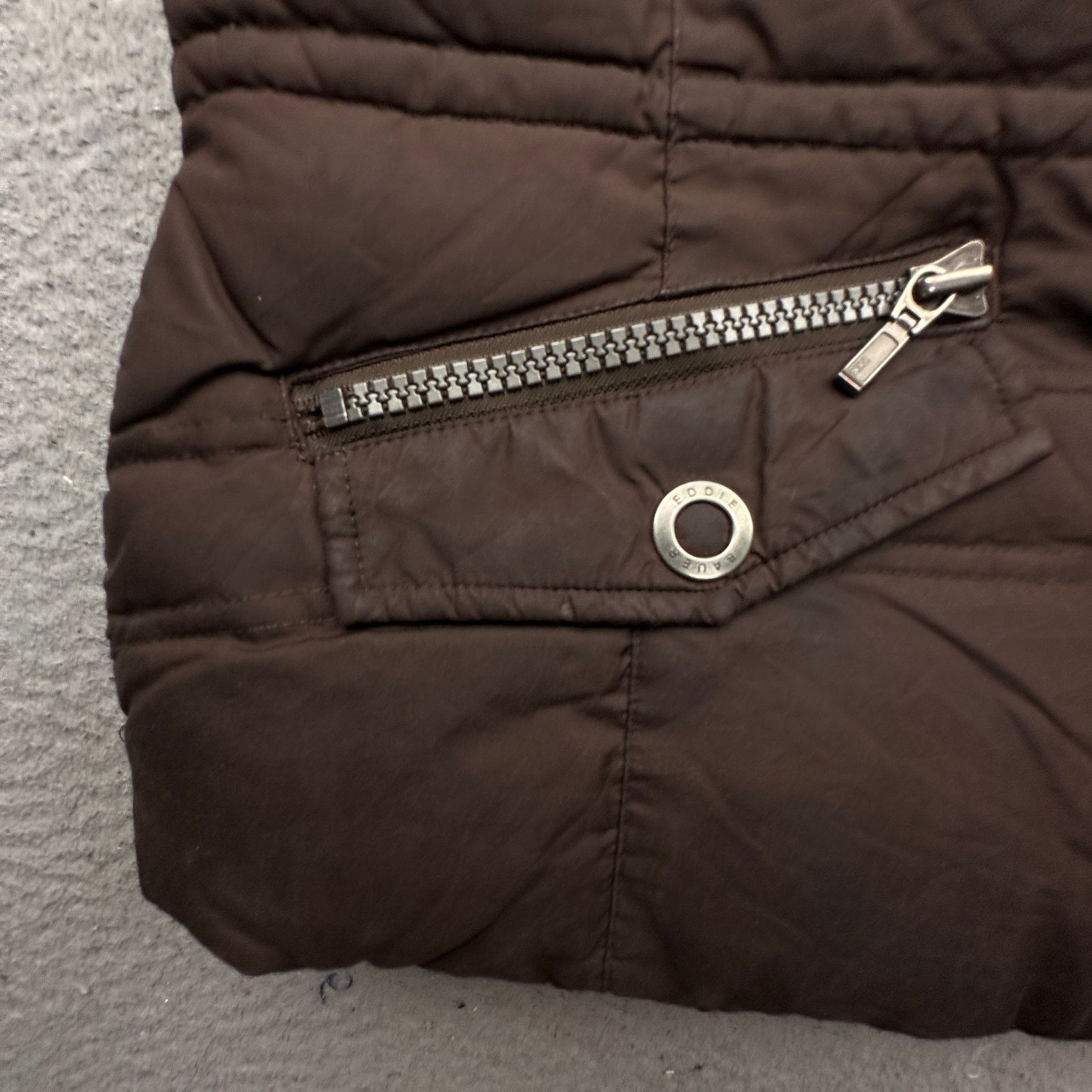 Eddie Bauer Eddie Bauer Goose Down Brown Vest Womens XL Zip Jacket 700 Size XL / US 12-14 / IT 48-50 - 12 Thumbnail