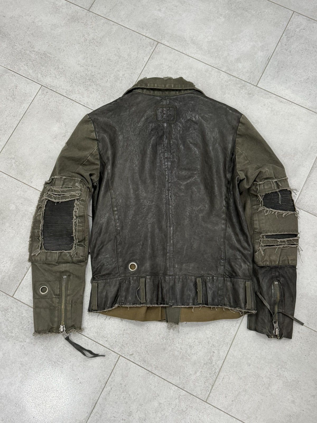 tigha Tigha Biker Vintage Leather Jacket Size US M / EU 48-50 / 2 - 6 Thumbnail