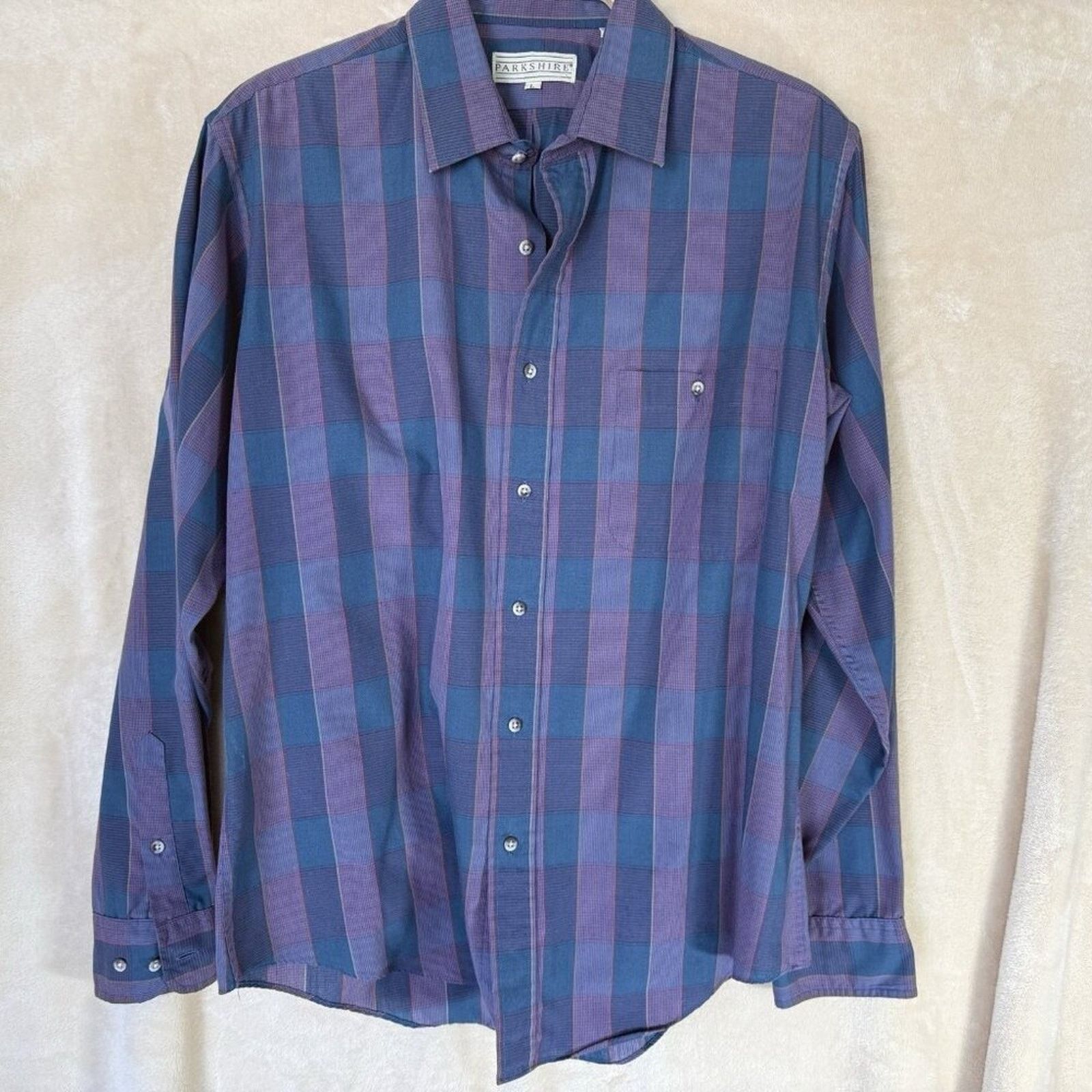 Vintage Vintage PARKSHIRE Men's Button Down Summer Plaid GORP Dad Size US L / EU 52-54 / 3 - 1 Thumbnail