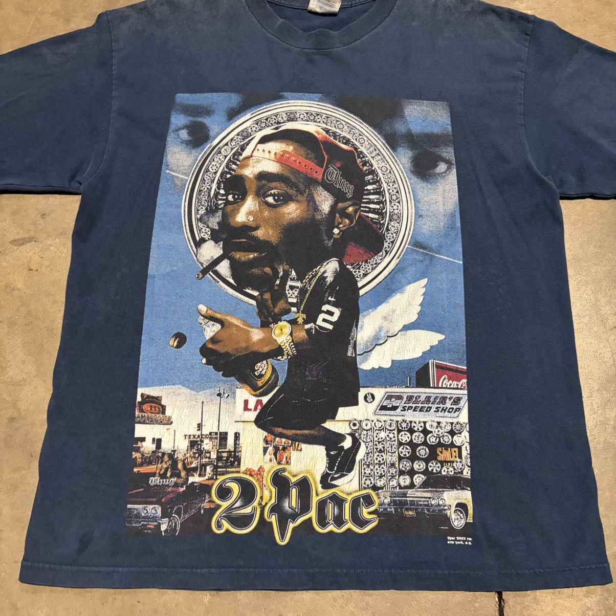 Rap Tees Vintage 2Pac Thug Life Rap Tee Graphic T shirt Y2K Mexican Size US XL / EU 56 / 4 - 5 Thumbnail