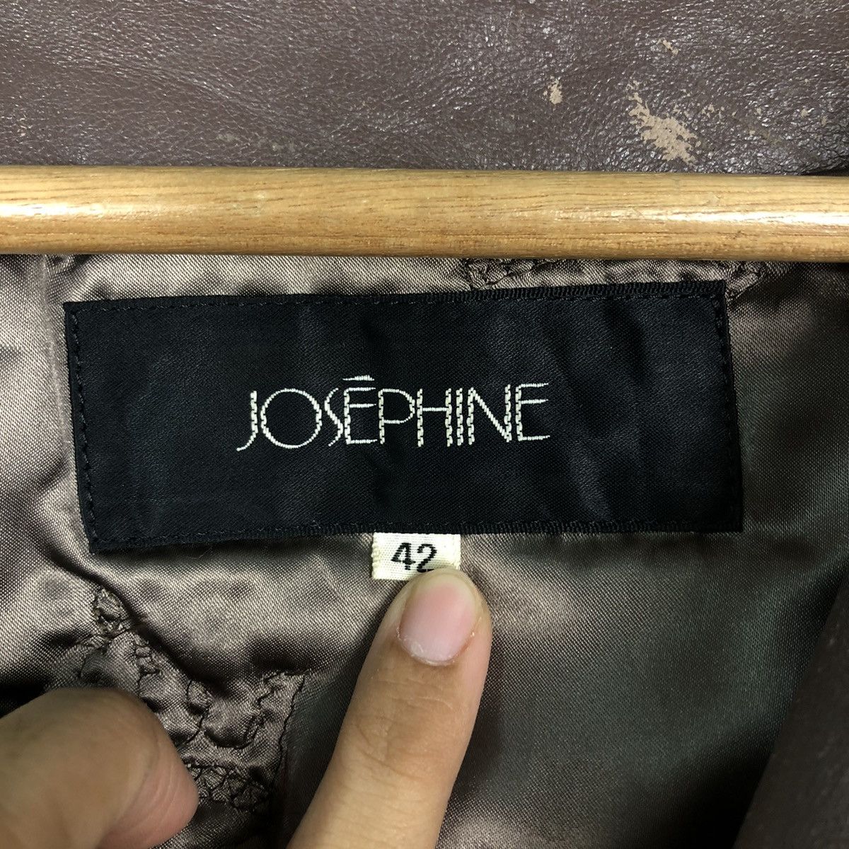 Japanese Brand 📌Cropped Genuine Leather Jacket Biker Josephine Size US M / EU 48-50 / 2 - 19 Thumbnail