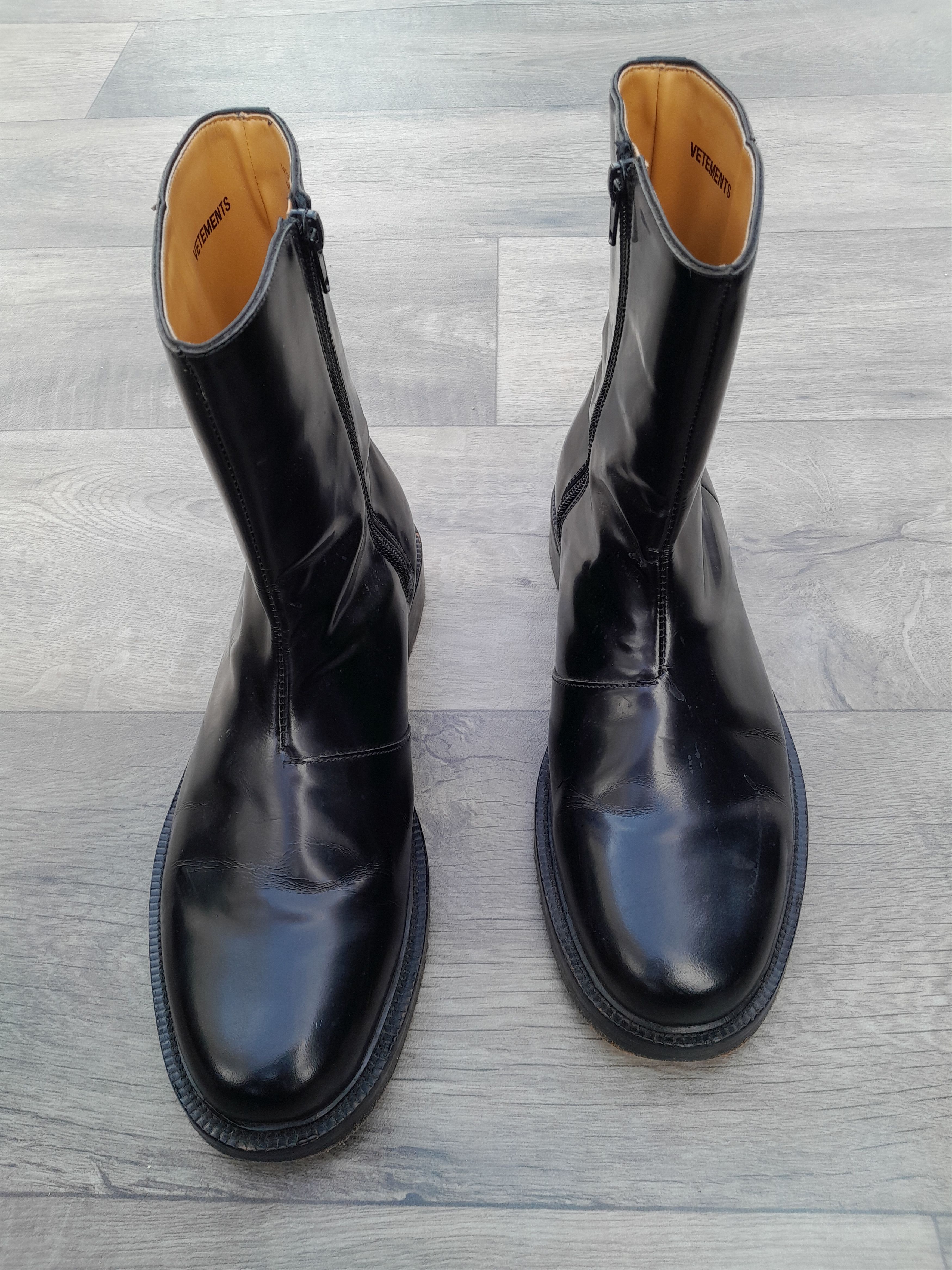 Church's × Vetements 👞VETEMENTS Churchs Heel Logo Boots | Grailed