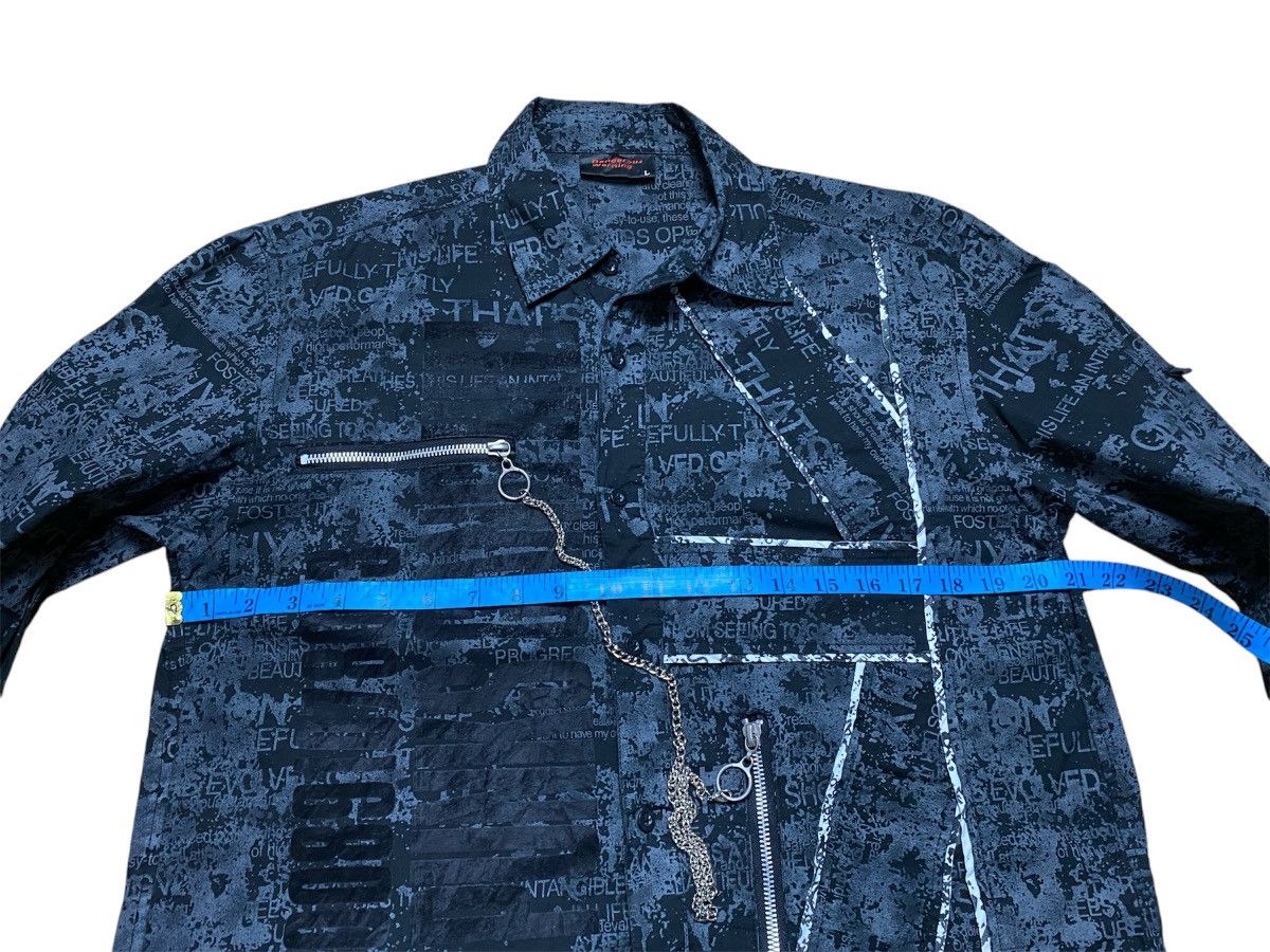 Designer × Japanese Brand Dangerous Warning PUNKS GANCHELL Size US L / EU 52-54 / 3 - 10 Thumbnail