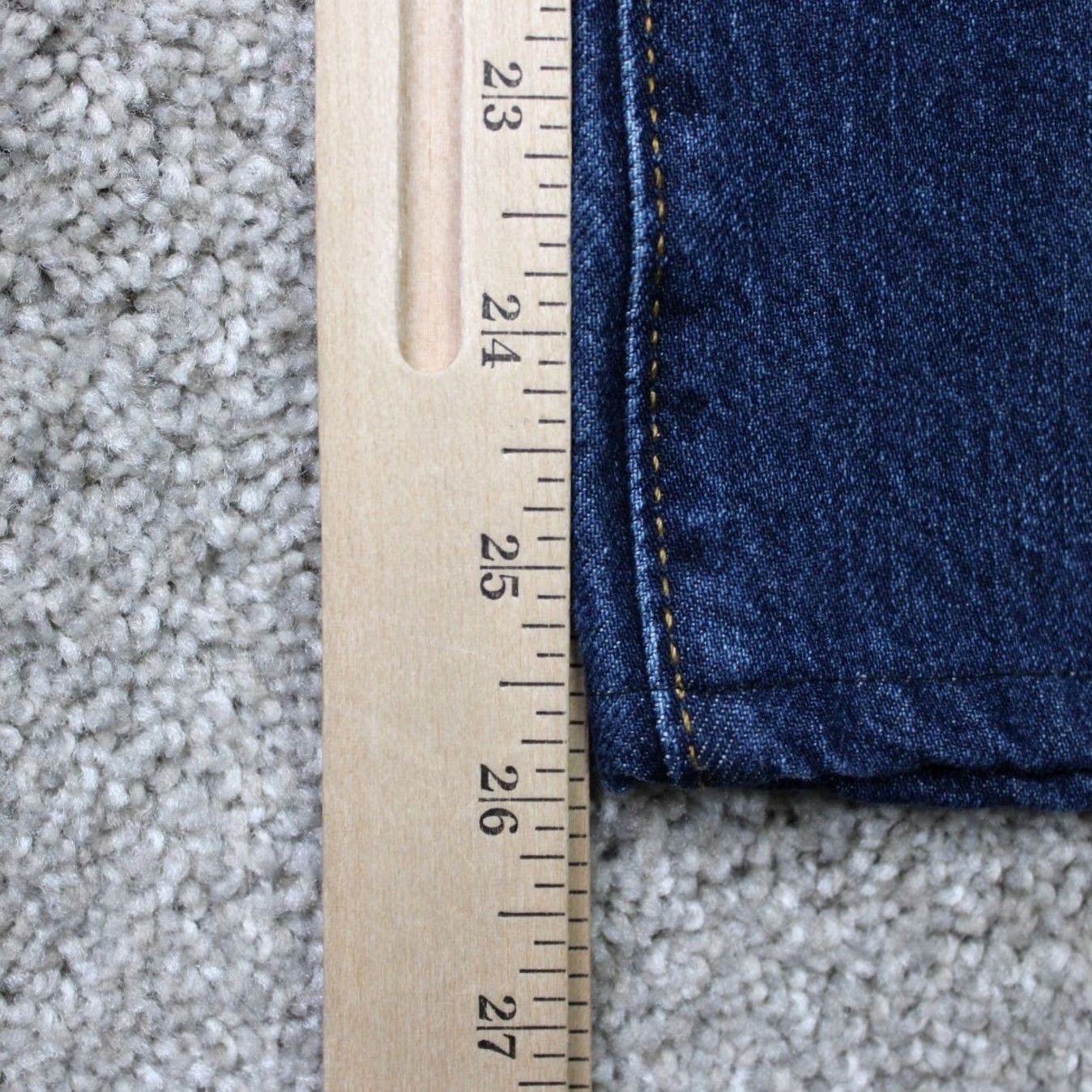 Abercrombie & Fitch Abercrombie & Fitch Jeans Mens 30x26 Blue Langdon Distressed Slim Fit Denim Shirt? Size US 30 / EU 46 - 3 Thumbnail