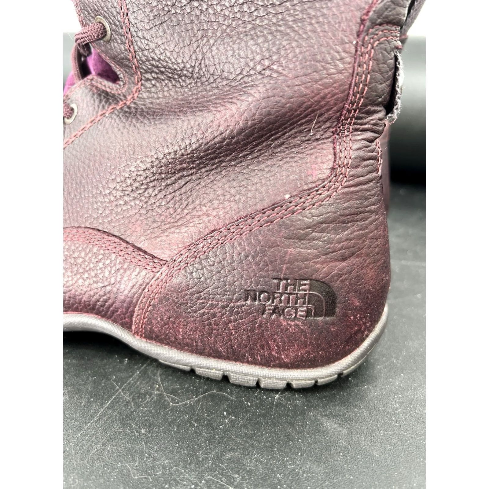The North Face VINTAGE The North Face Purna Luxe Waterproof Boots Women’s 11 Purple Round Toe Lace Up Mid-Calf Waterproof Boots Women Mens Size US 11 / IT 41 - 3 Thumbnail