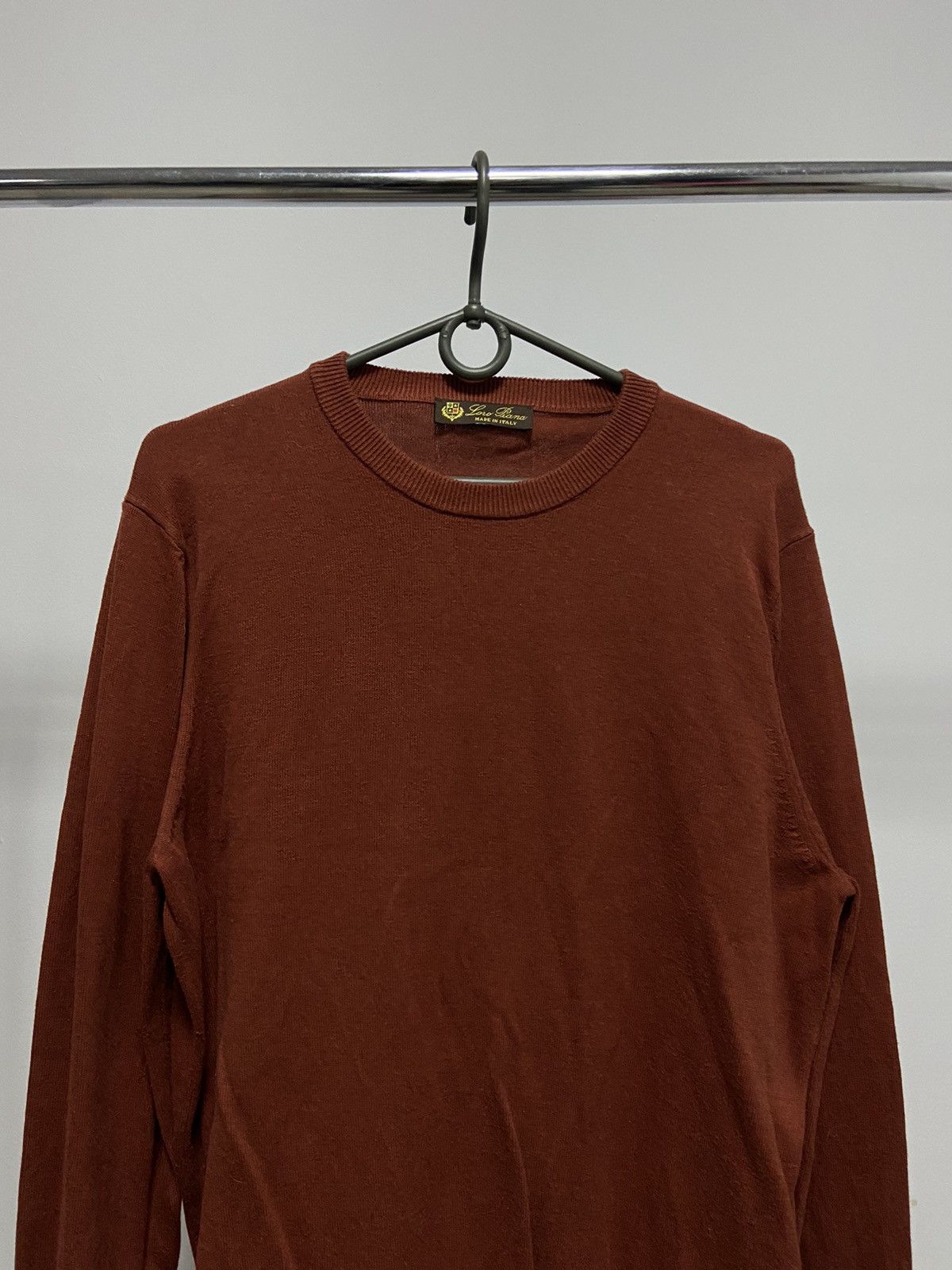 Loro Piana × Vintage Loro piana sweater knitted vintage cotton luxury Size US L / EU 52-54 / 3 - 2 Thumbnail