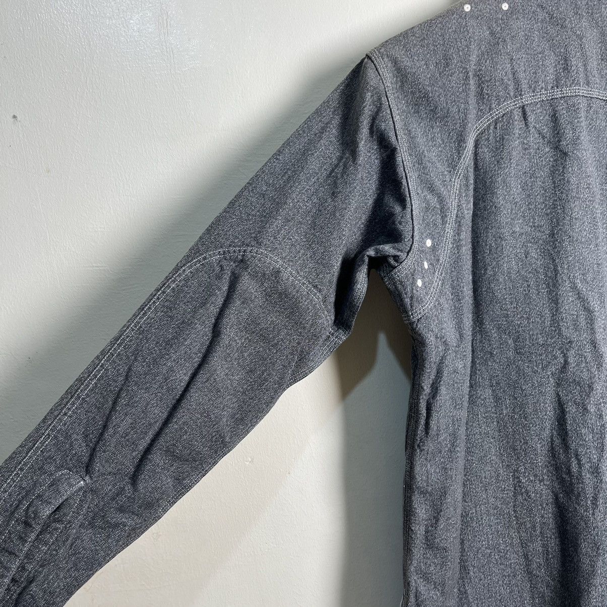 Sugar Cane SUGAR CANE SC23212 Cotton Mock Twist Chin Strap Shirt Size US M / EU 48-50 / 2 - 13 Thumbnail