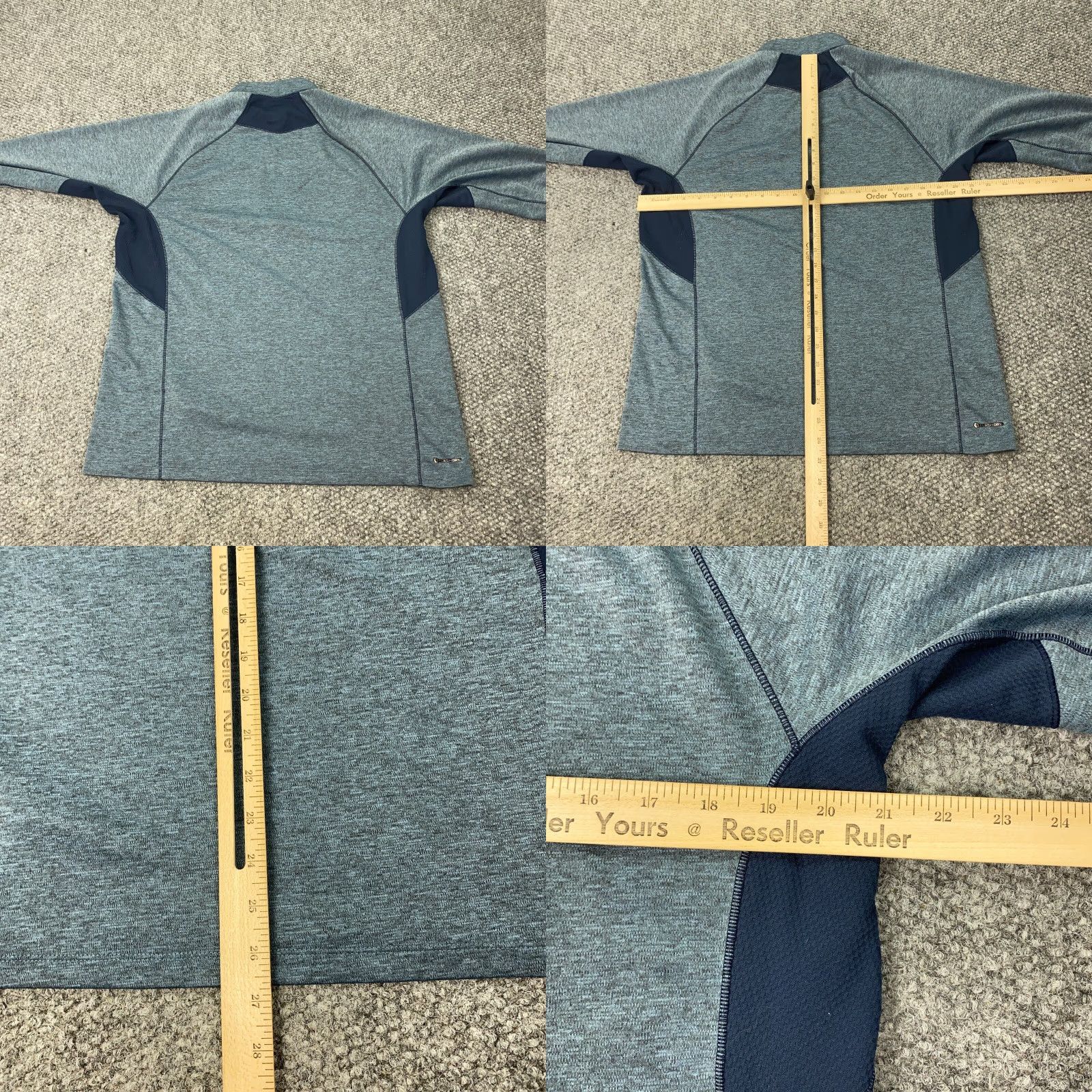 The North Face The North Face Shirt Mens Large Blue 1/4 Zip Pullover Flash Dry Mock Neck Activewear Regular Fit Long Sleeve Size US L / EU 52-54 / 3 - 8 Thumbnail