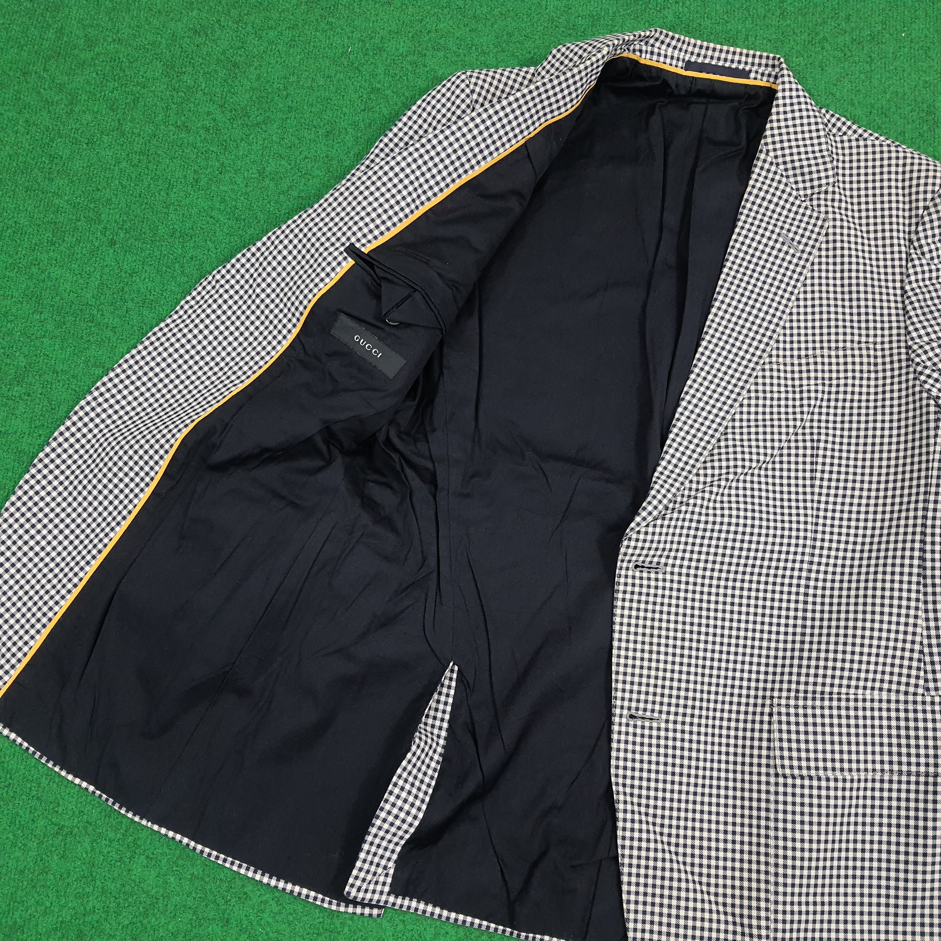 Gucci × Vintage Vintage Gucci 52R Designer Blazer Size US M / EU 48-50 / 2 - 7 Thumbnail