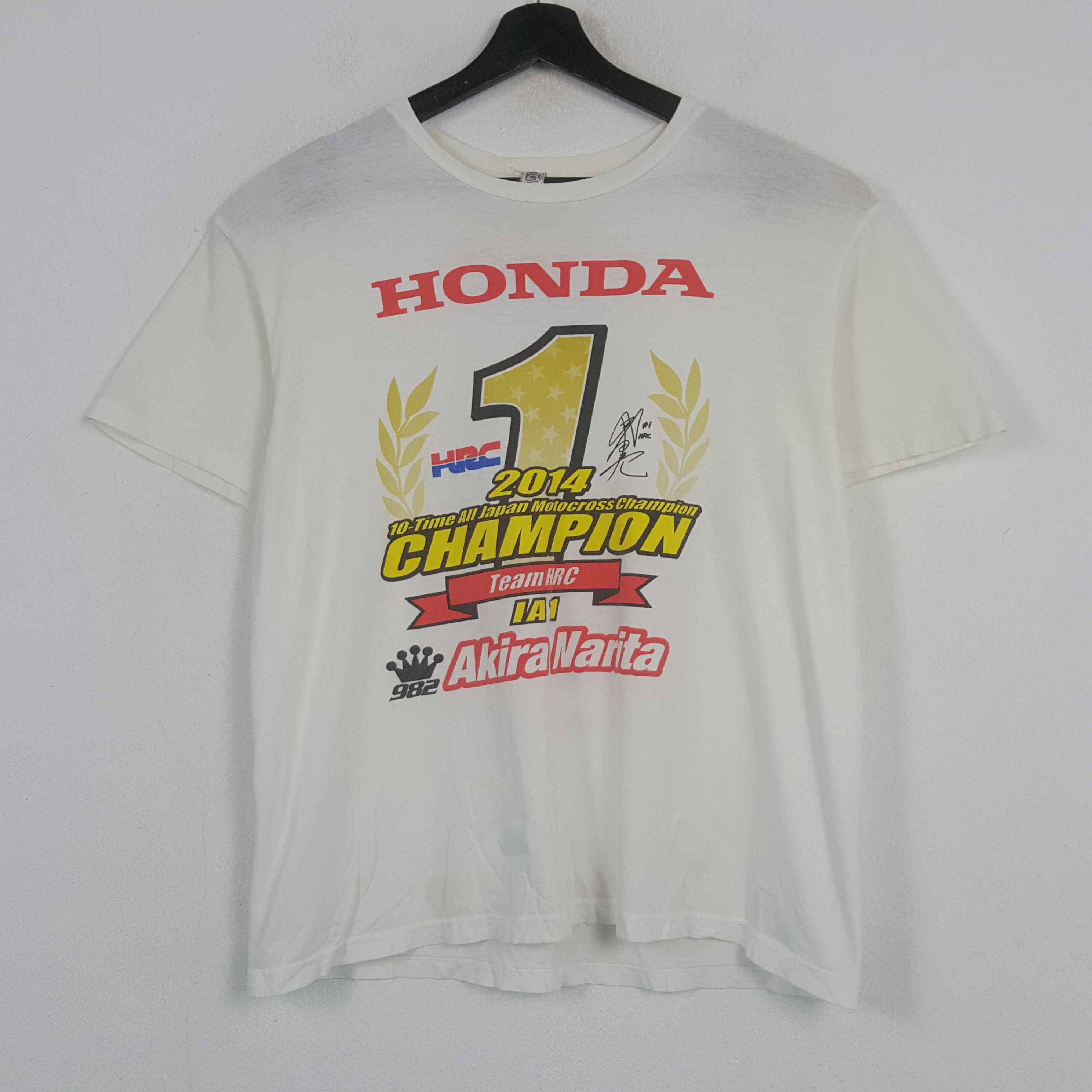 Honda HONDA CHAMPION Team HRC Tshirt C294N18 Size US L / EU 52-54 / 3 - 1 Thumbnail