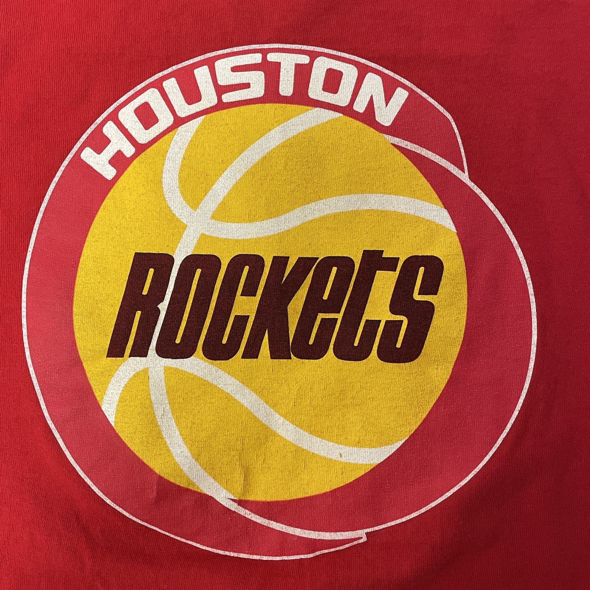 Other Vtg Bay Side USA RINGER Basketball Houston ROCKETS T Shirt Size US L / EU 52-54 / 3 - 3 Thumbnail