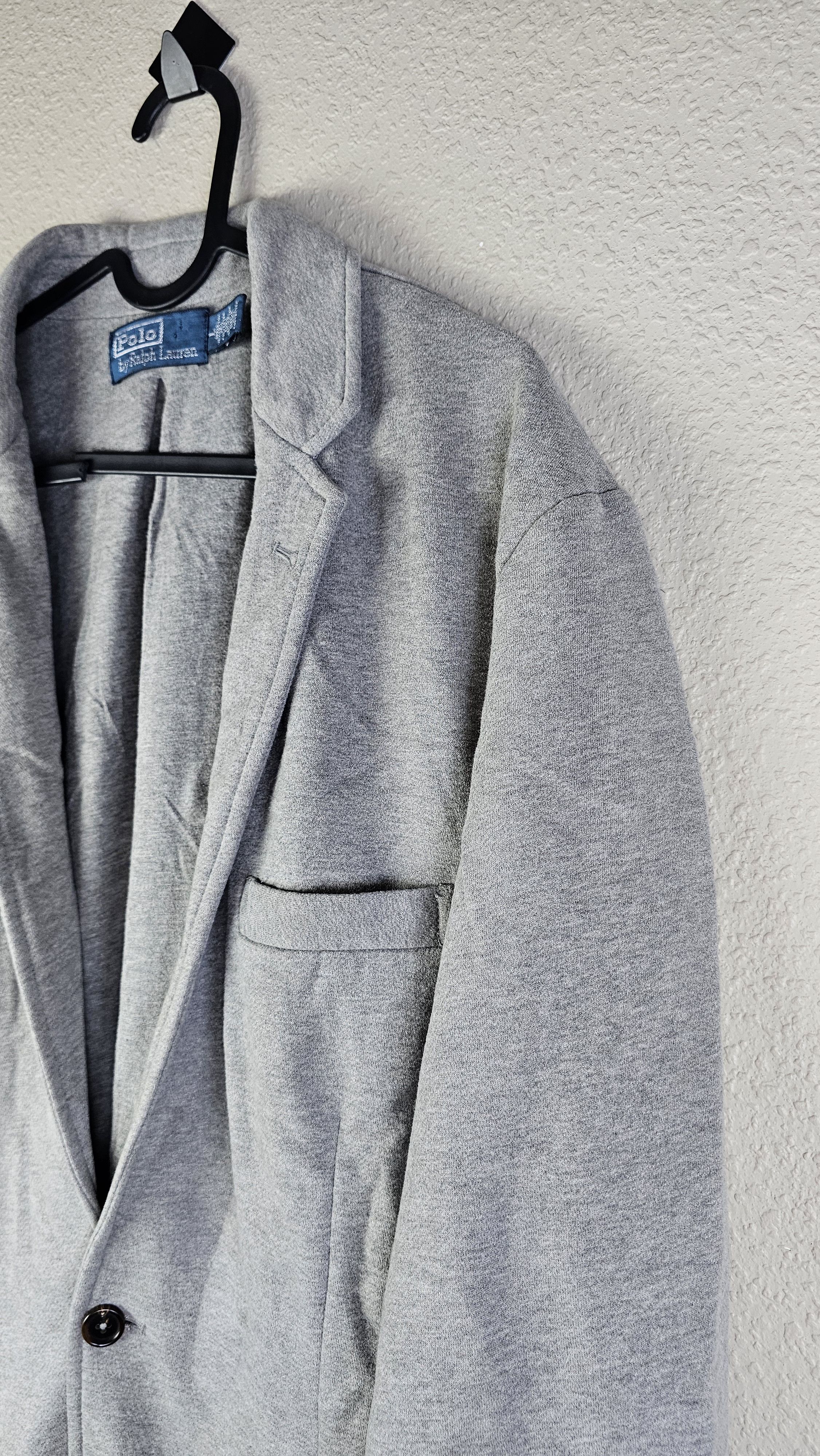 Polo Ralph Lauren Polo Ralph Lauren Knit Blazer Unstructured Gray L Size 42L - 5 Thumbnail