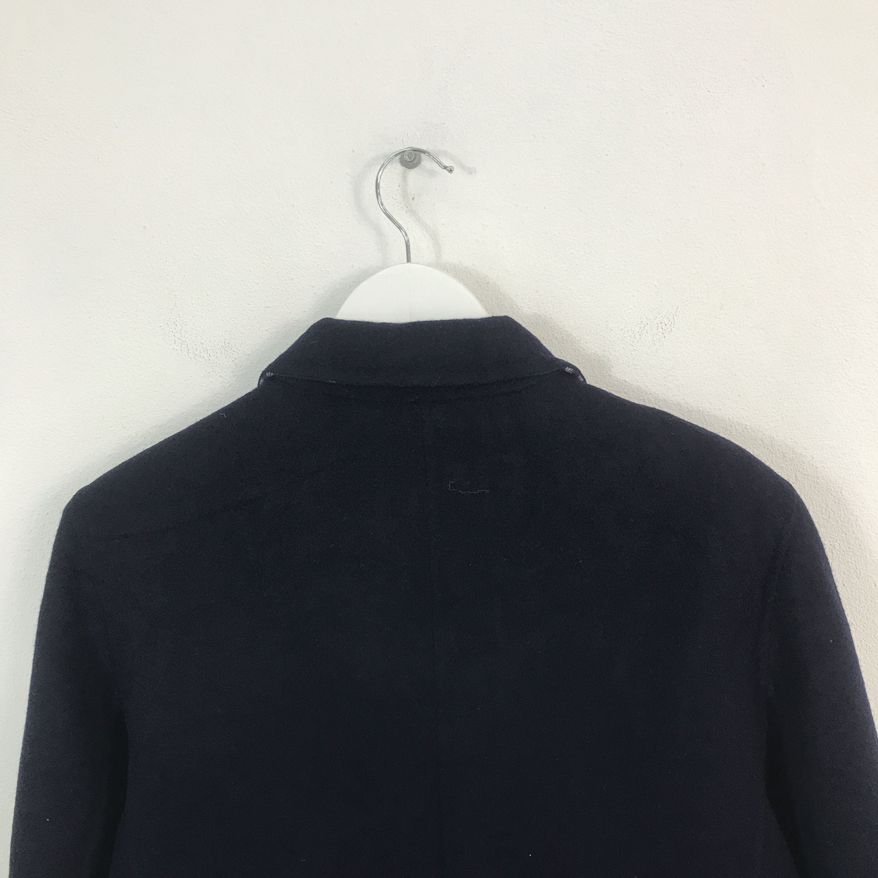 Burberry × Vintage Rare burberry navy wool zipper jacket Size M / US 6-8 / IT 42-44 - 4 Thumbnail