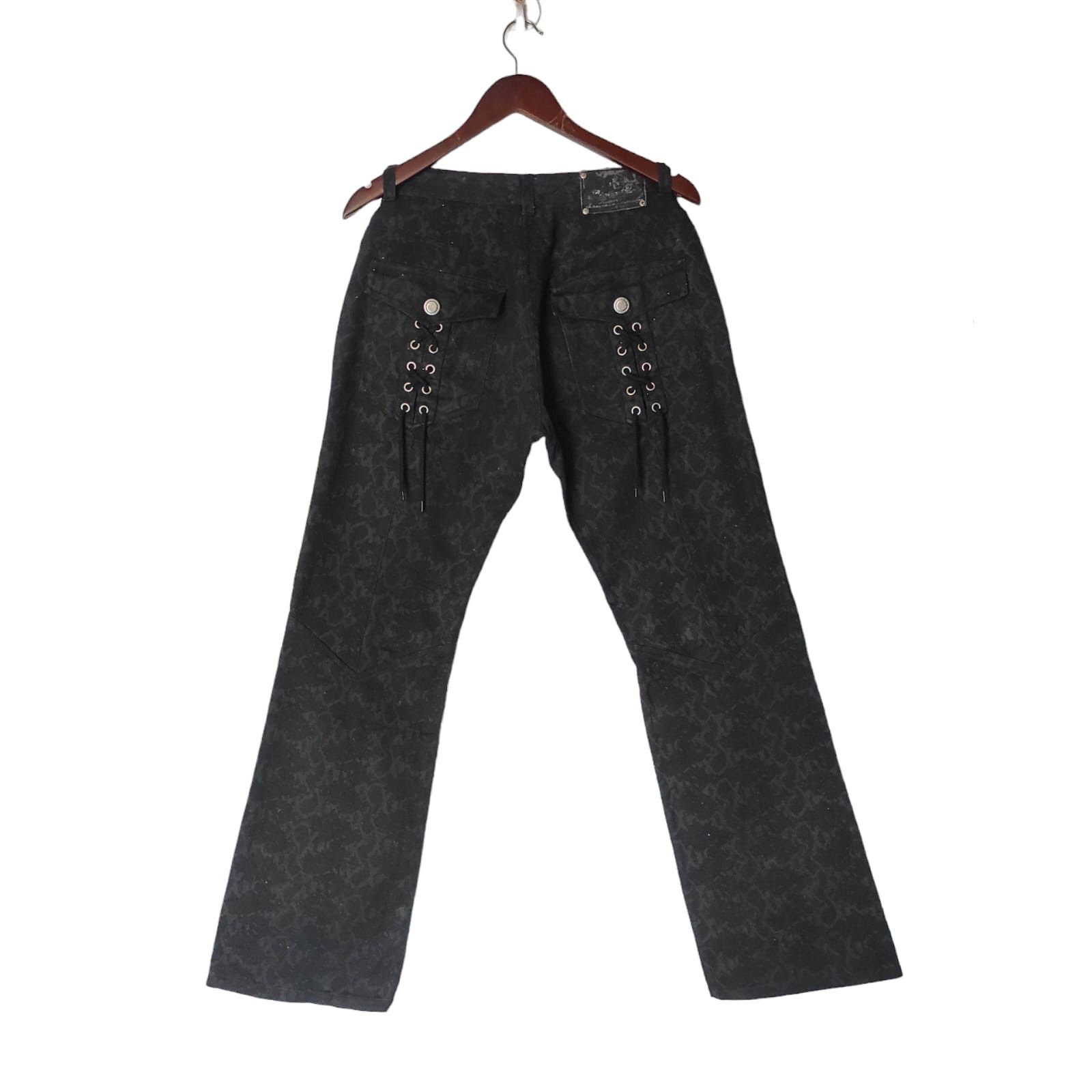 BERNINGS SHO Flare BERNINGS SHO Lace Up Bootcut Denim Jeans Size US 28 / EU 44 - 4 Thumbnail