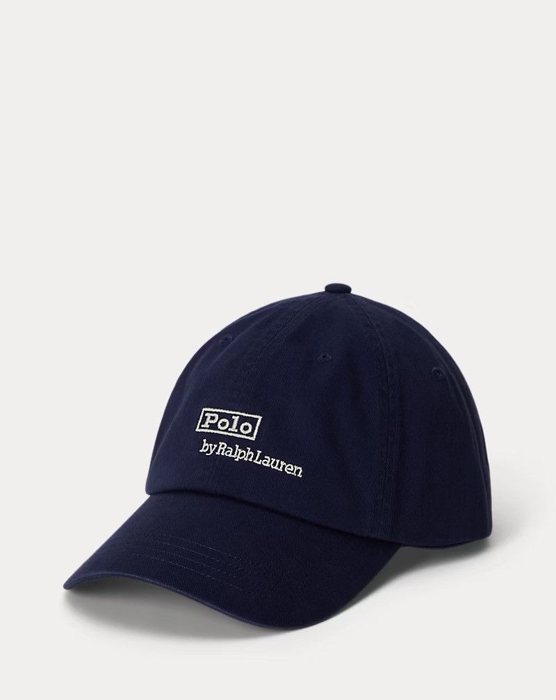 Polo Ralph Lauren Polo Ralph Lauren RL Embroidered Twill Ball Cap Newport Navy Size ONE SIZE - 1 Thumbnail