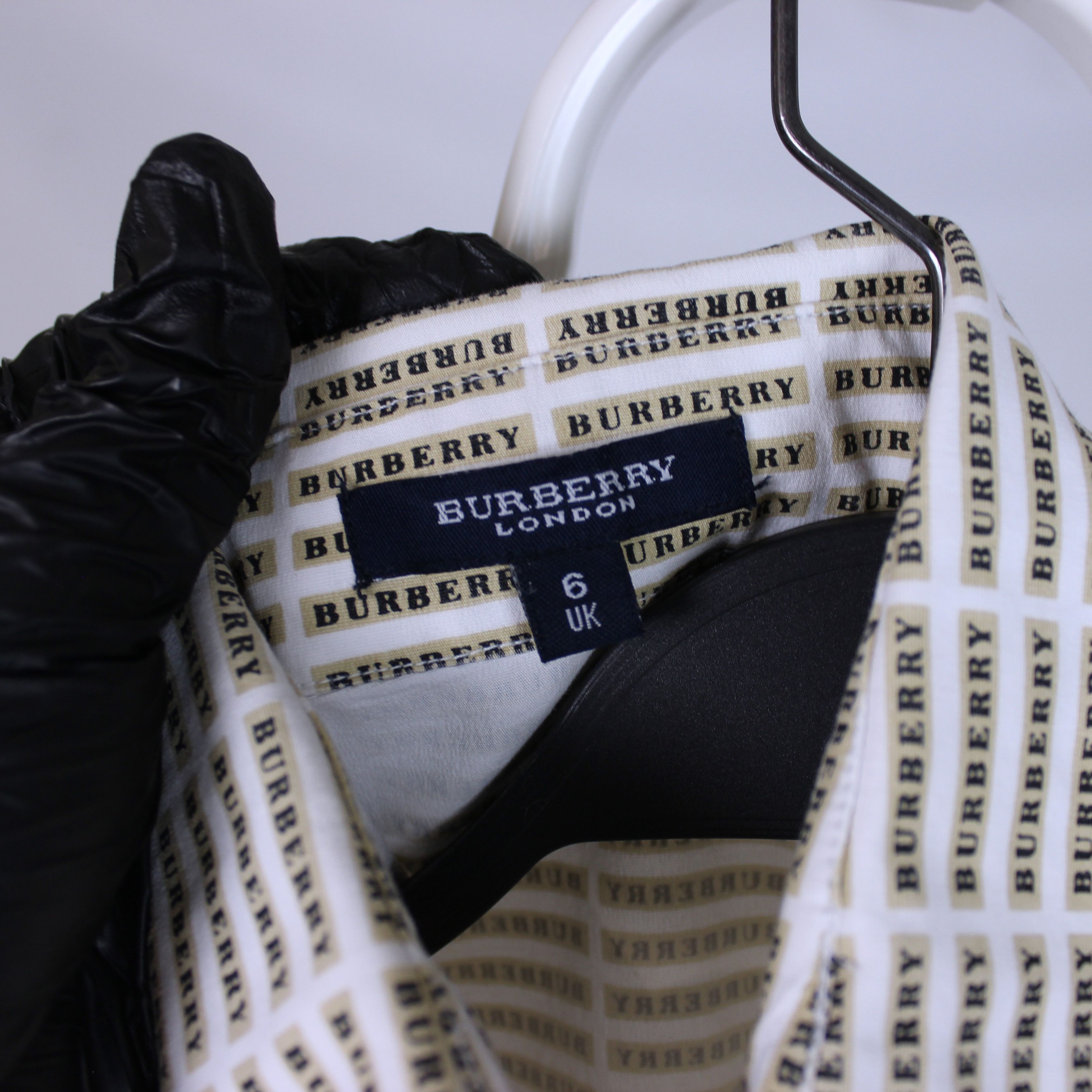 Burberry Burberry vintage monogram button ups shirt XS S 6 uk Size XS / US 0-2 / IT 36-38 - 8 Thumbnail