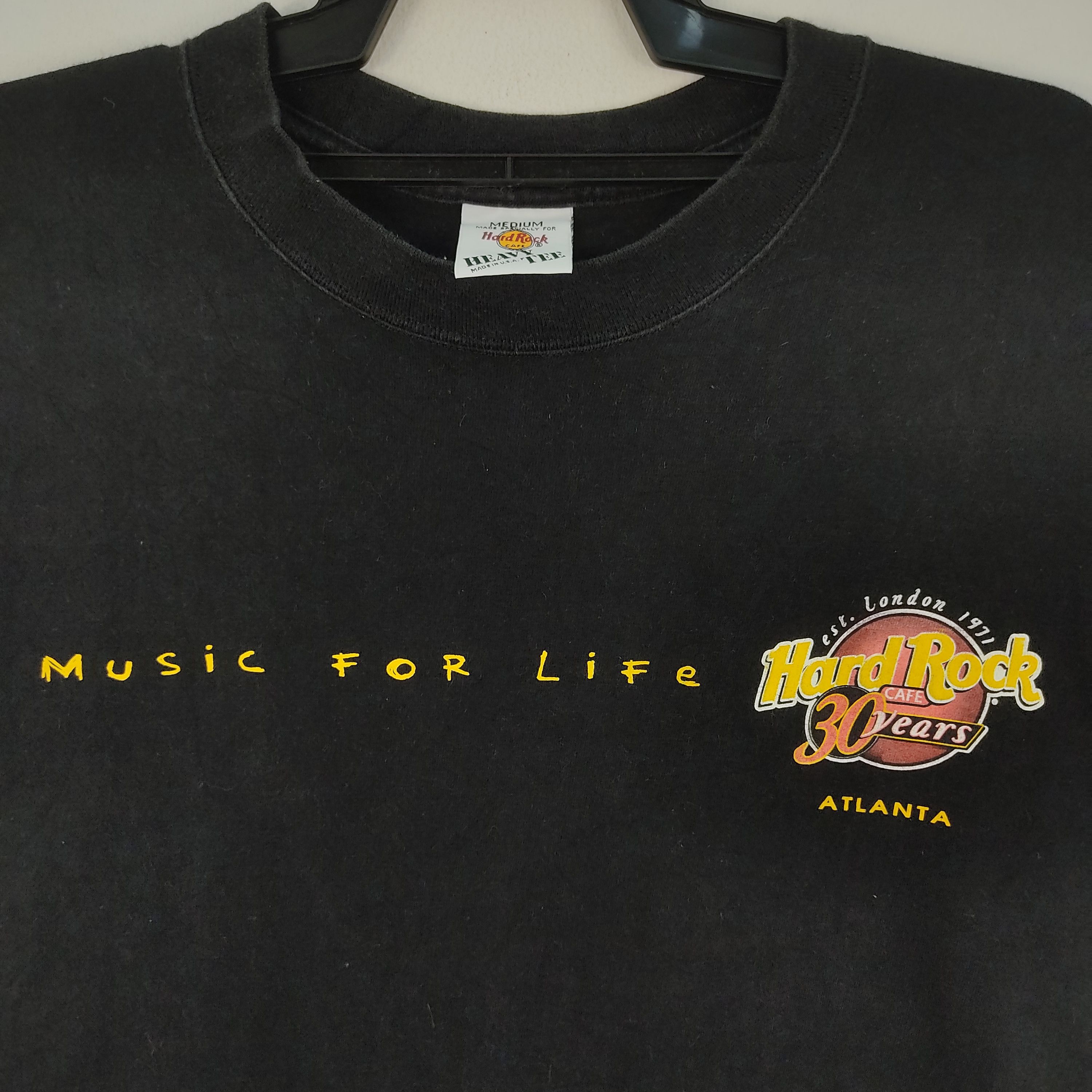 Hard Rock Cafe Vintage Hard Rock Cafe 30 Years Atlanta Tour T-Shirt Size US M / EU 48-50 / 2 - 3 Thumbnail