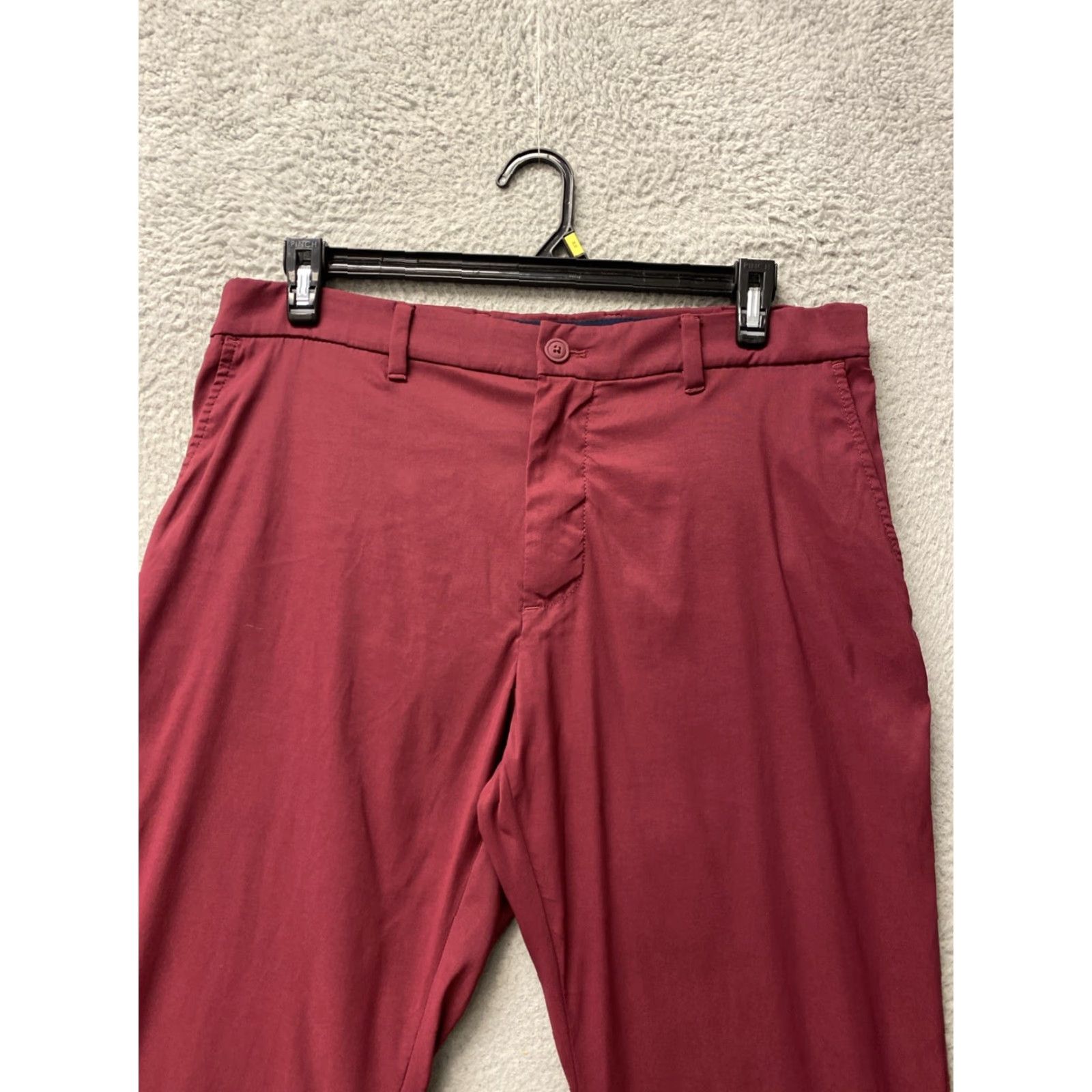 Tommy Hilfiger VINTAGE Tommy Hilfiger Men’s Dress Pants Tapered Fit Nylon 36x30 Formal City Wedding Size US 36 / EU 52 - 2 Thumbnail