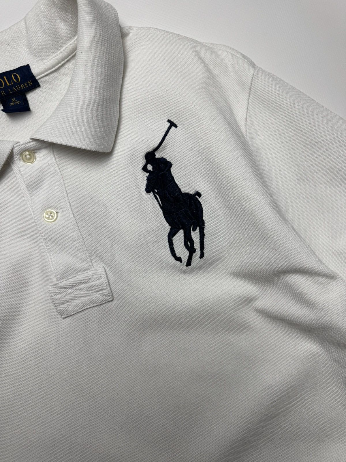 Polo Ralph Lauren Polo Ralph Lauren USA Big Pony Polo Shirt - White Size US L / EU 52-54 / 3 - 5 Thumbnail