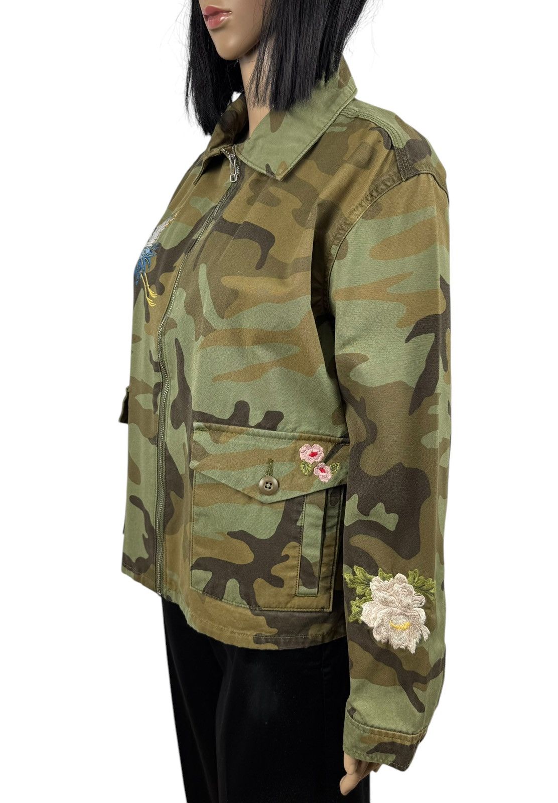 Levi's Levis Camouflage Caroline Zip Jacket Embroidered size M Size M / US 6-8 / IT 42-44 - 4 Thumbnail